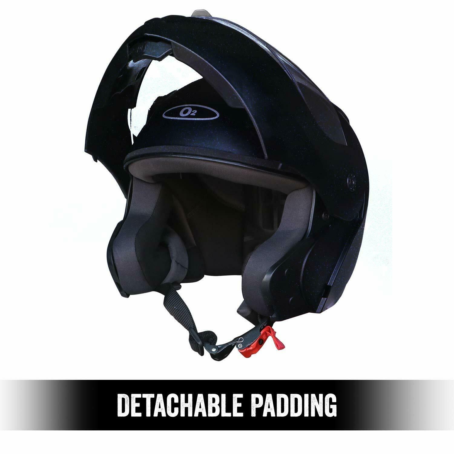 Buy O2 PROX (Zed) Flip Up Full Face Helmet with Scratch Resistant