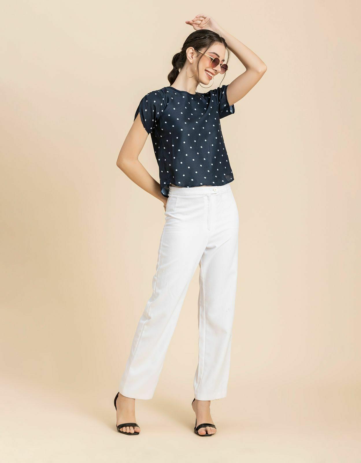 buttoned petal sleeve top