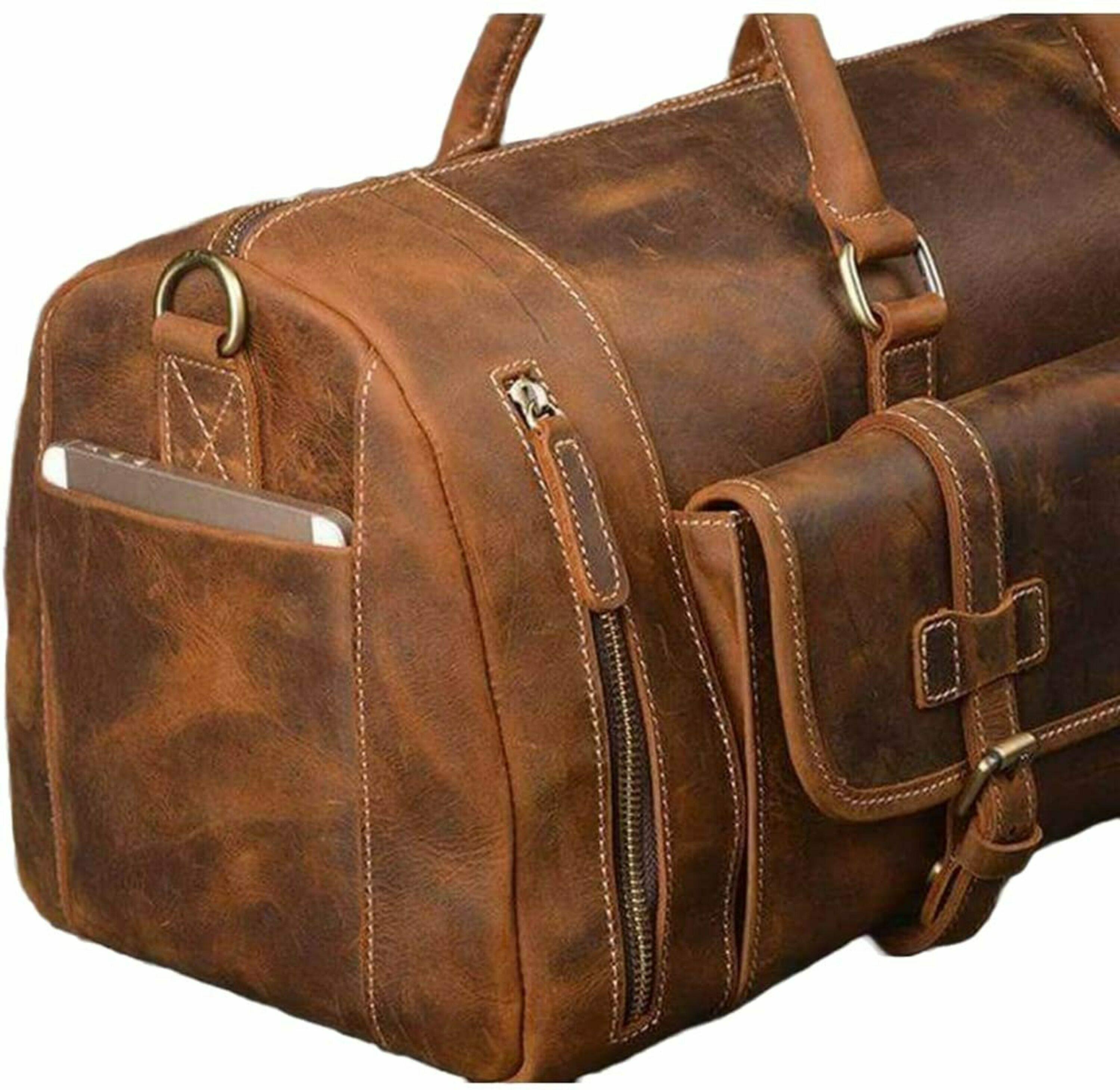 Buy The Tannery Vintage Crazy Horse Full Grain Leather Travel