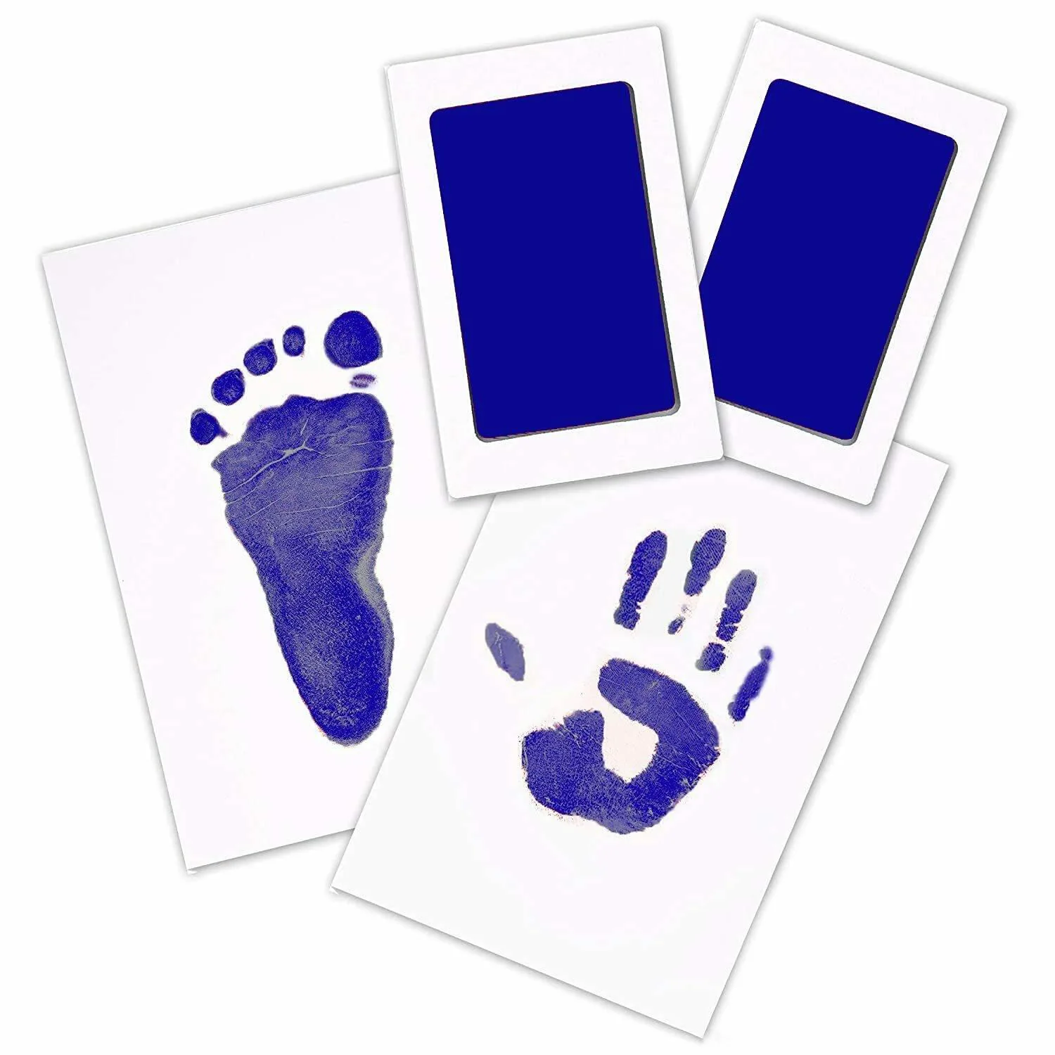 Baby Safe Inkless Touch Footprint Handprint Ink Pad Mess Free Record Commemorate 