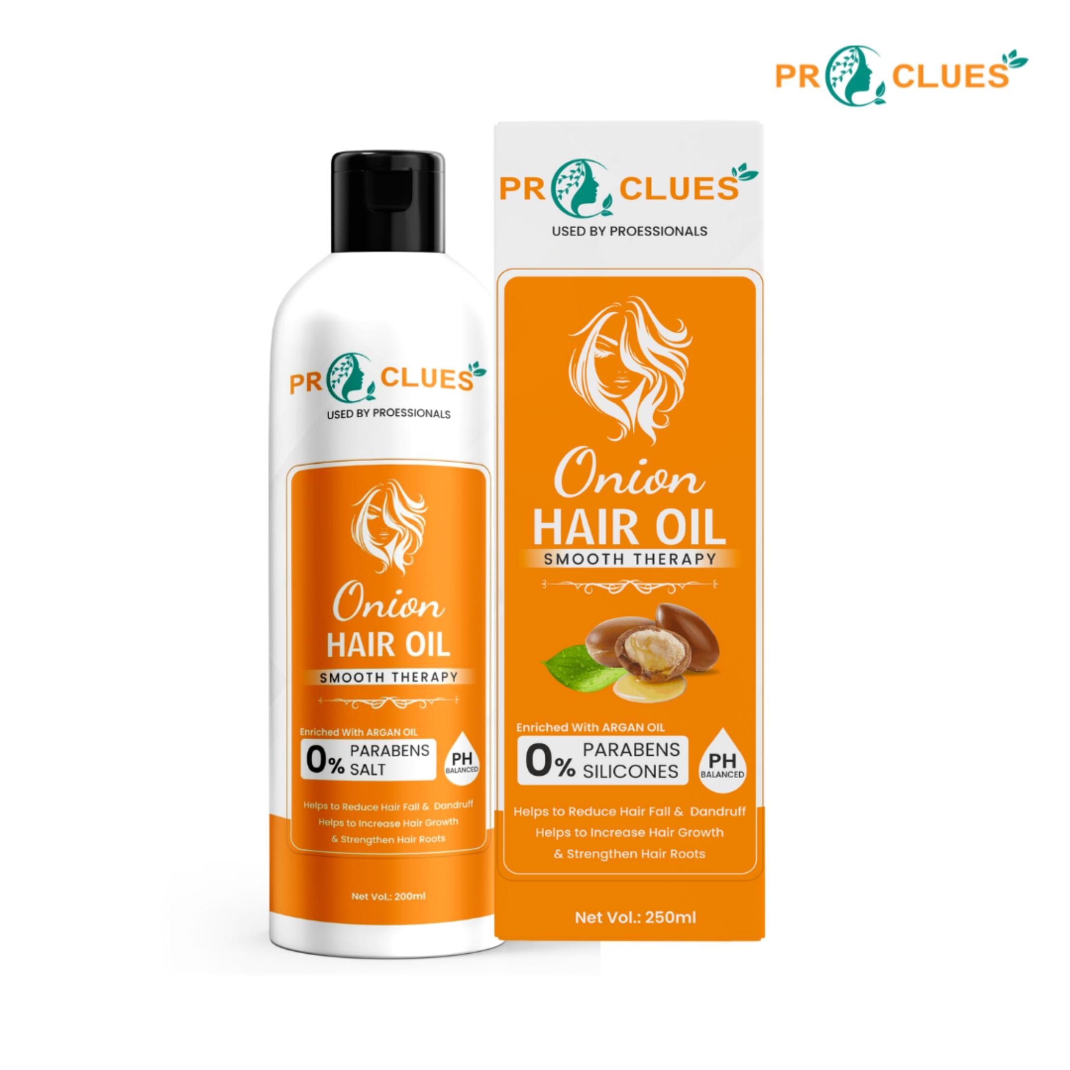 Proclues RED ONION HAIR OIL 200 ML ANTI HAIR LOSS & HAIR GROWTH OIL WITH  BLACK SEED CURRY LEAF & 14 NATURAL OILS & EXTRACTS BEST ANT HAIR FALL OIL  BEST ONION