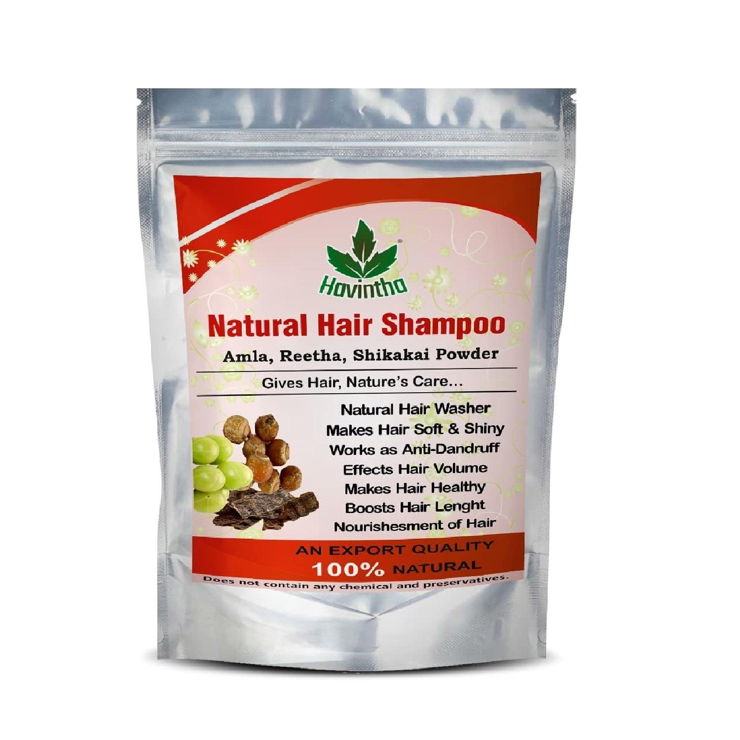 Havintha Natural Hair Shampoo with Amla, Reetha and Shikakai Powder - 227  grams - JioMart