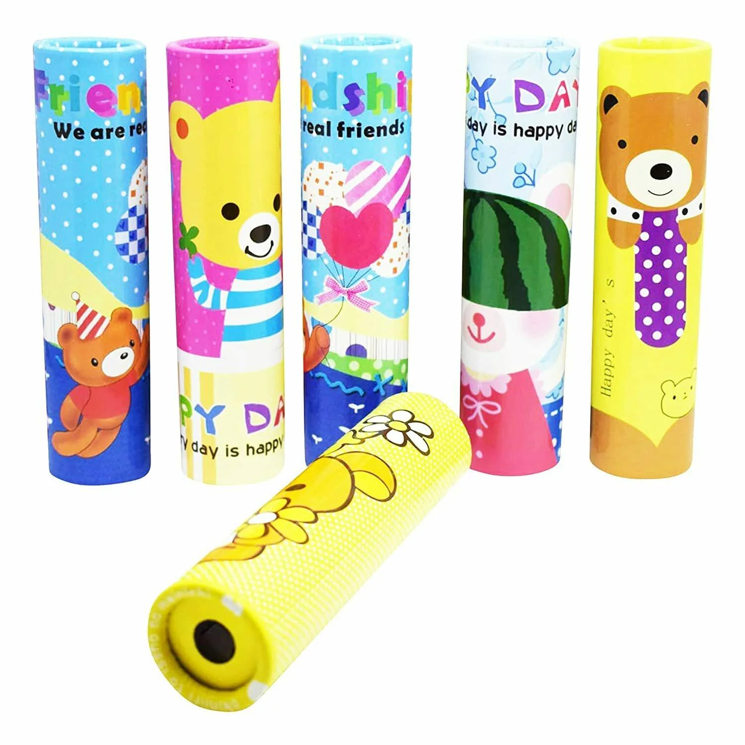 Rotating Magical Kaleidoscope Optical Toy for Kids Children Party Favors 