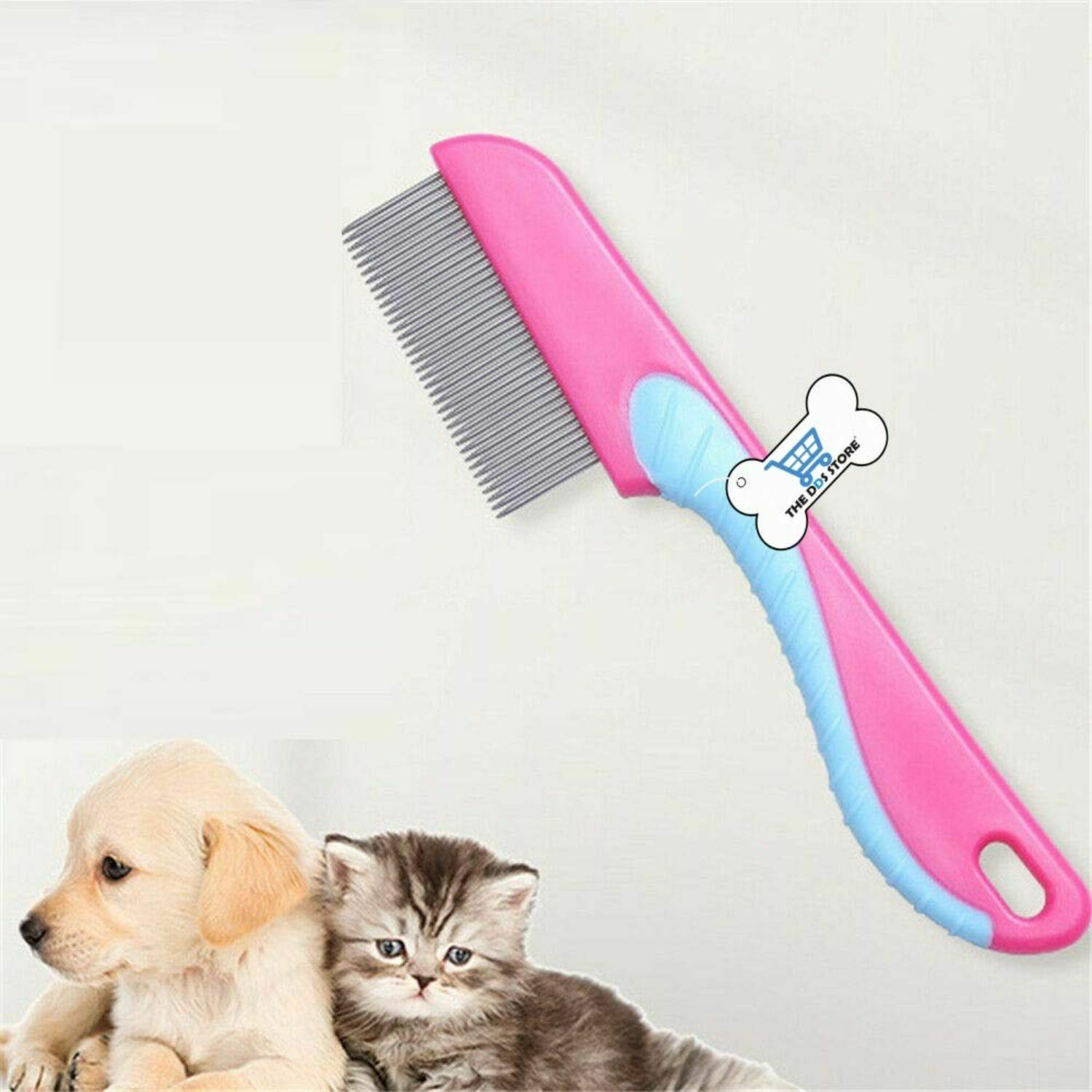 The Dds Store Flea Comb For Removing Fleas, Pet Comb Professional Flea Comb  Stainless Steel Lice Comb Dust Comb For Cats And Dogs - Jiomart