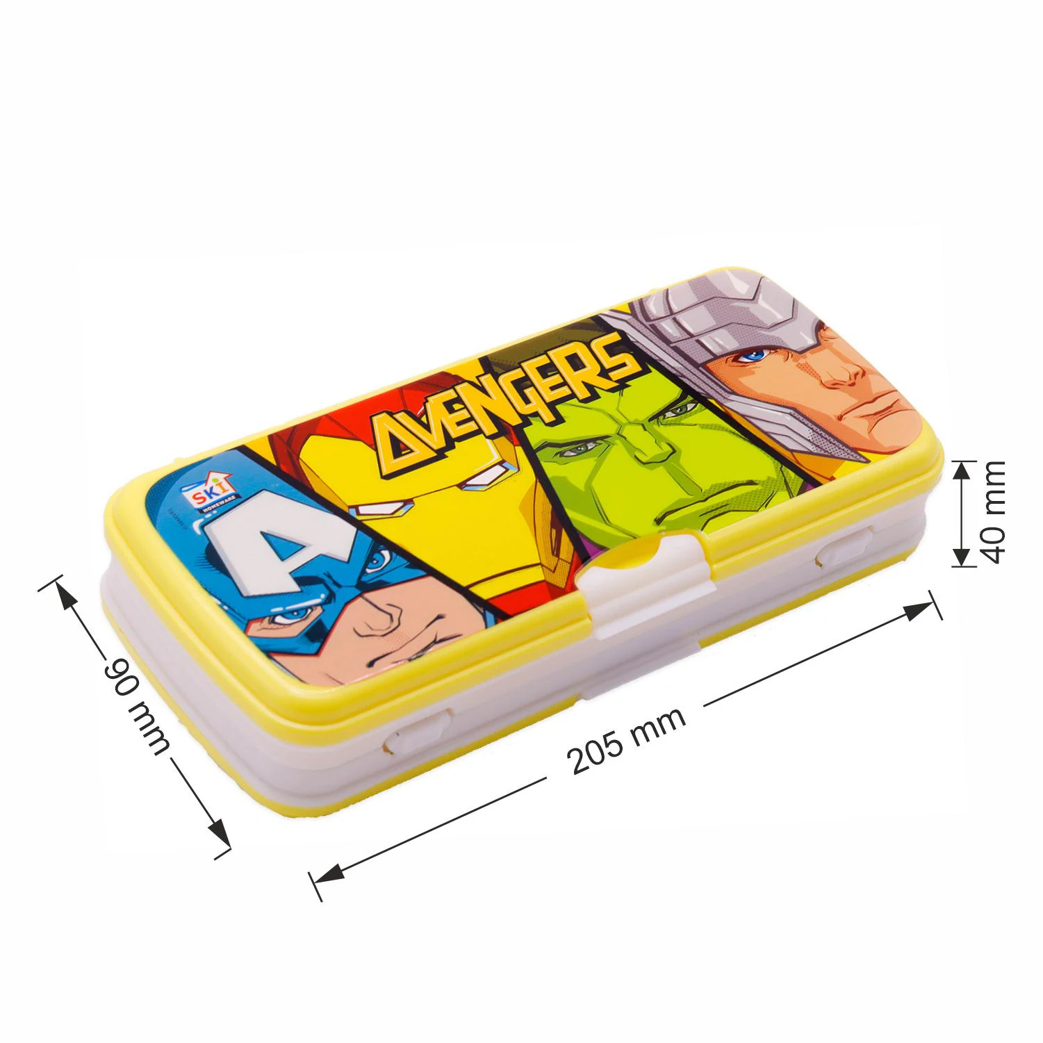 Buy SKI Xylo Pencil Box with White Board & Marker - Avenger Online