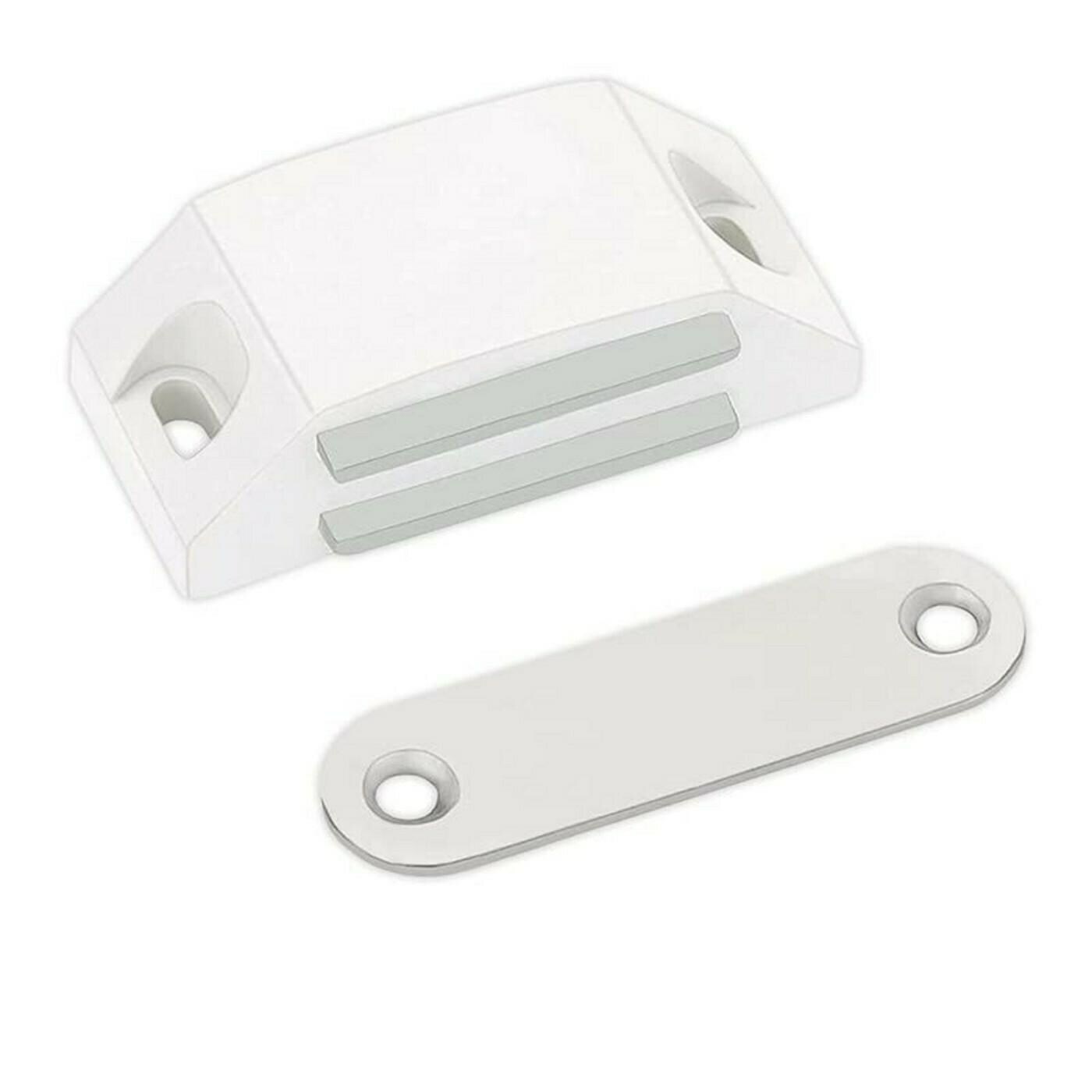 Buy 4You White Stainless Steel, Heavy Plastic DM P24 Door Magnetic