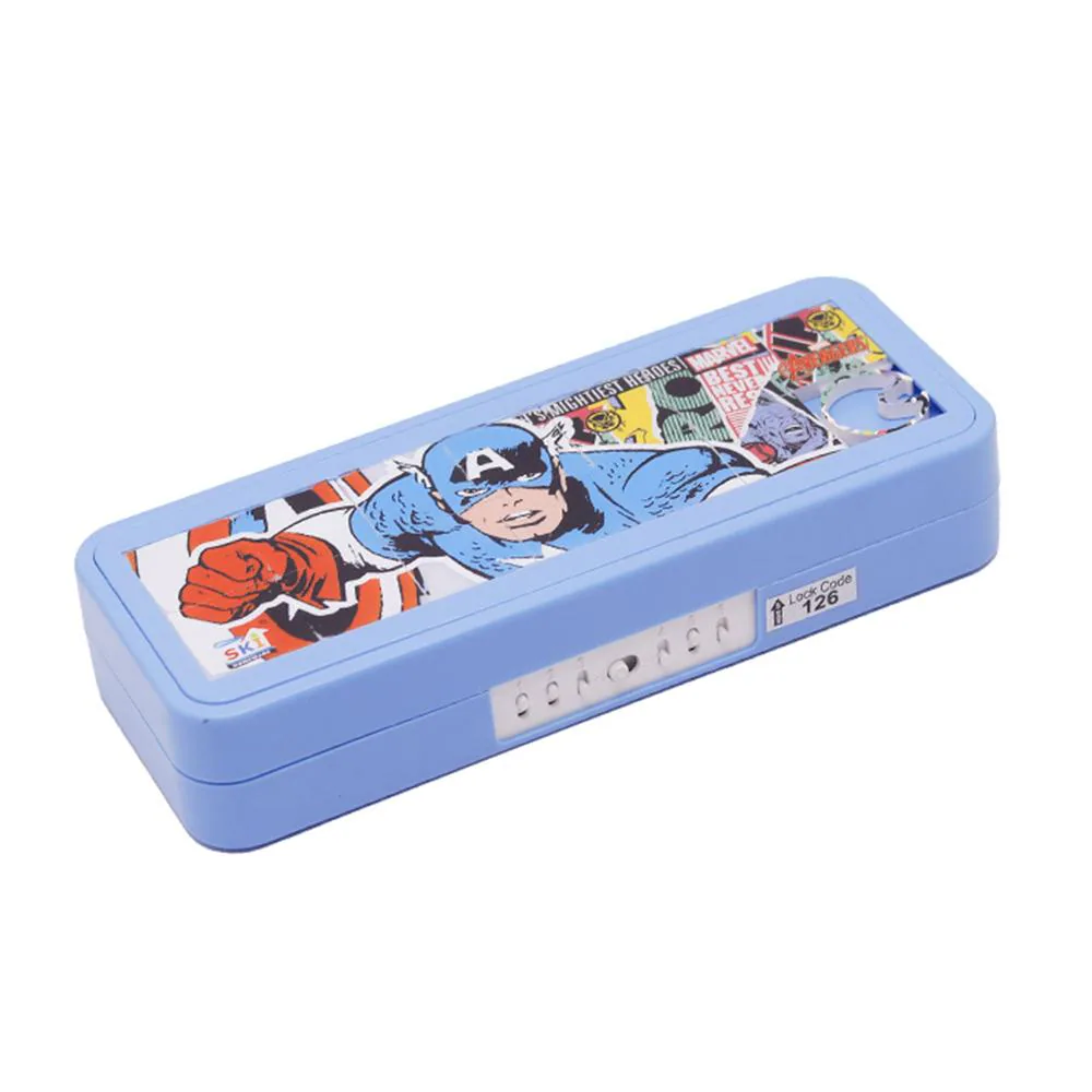 Buy SKI Puzzle Pencil Box with Puzzle Game & Number Lock