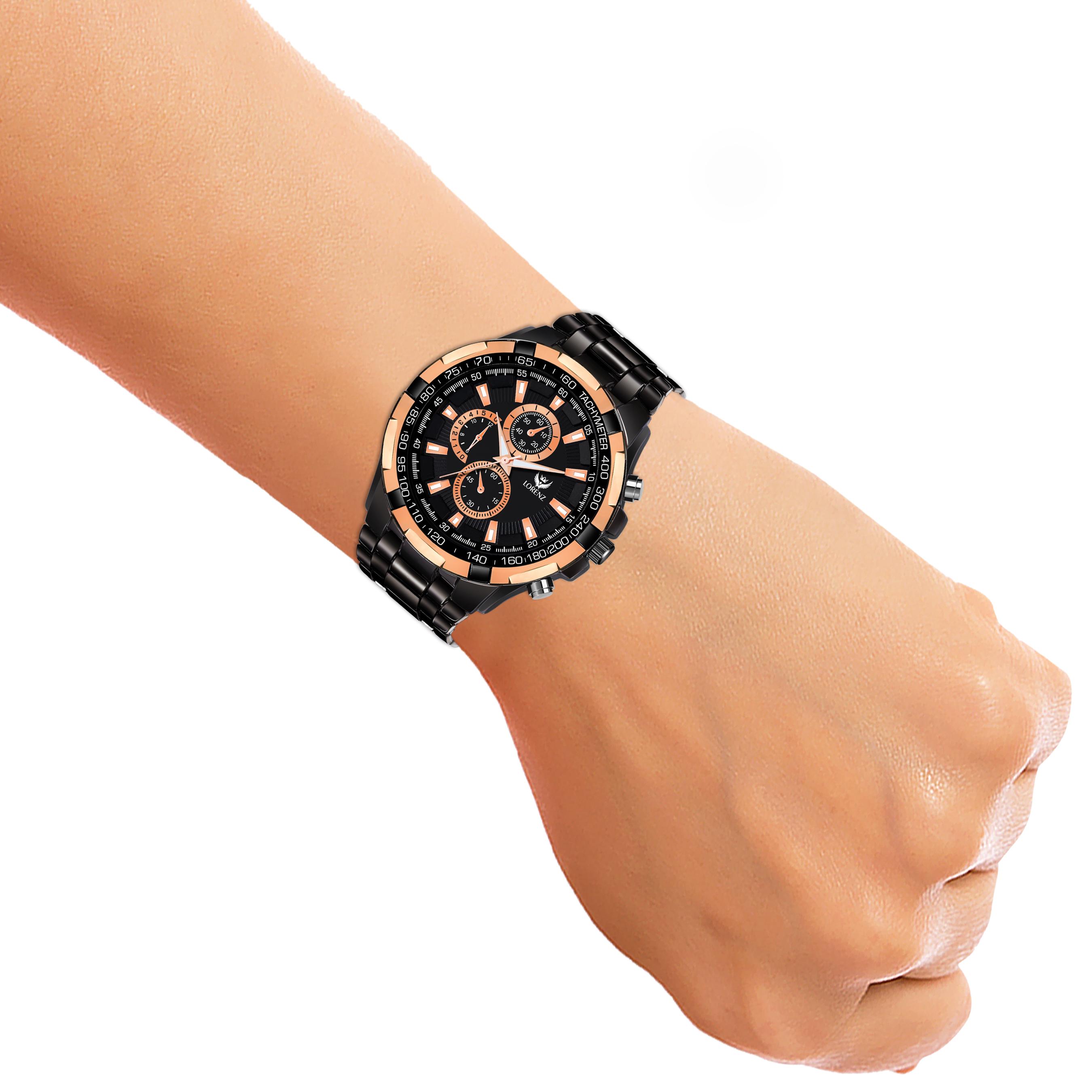 Buy Lorenz Black Dial Analog Watch for Men | Watch for Boys- MK