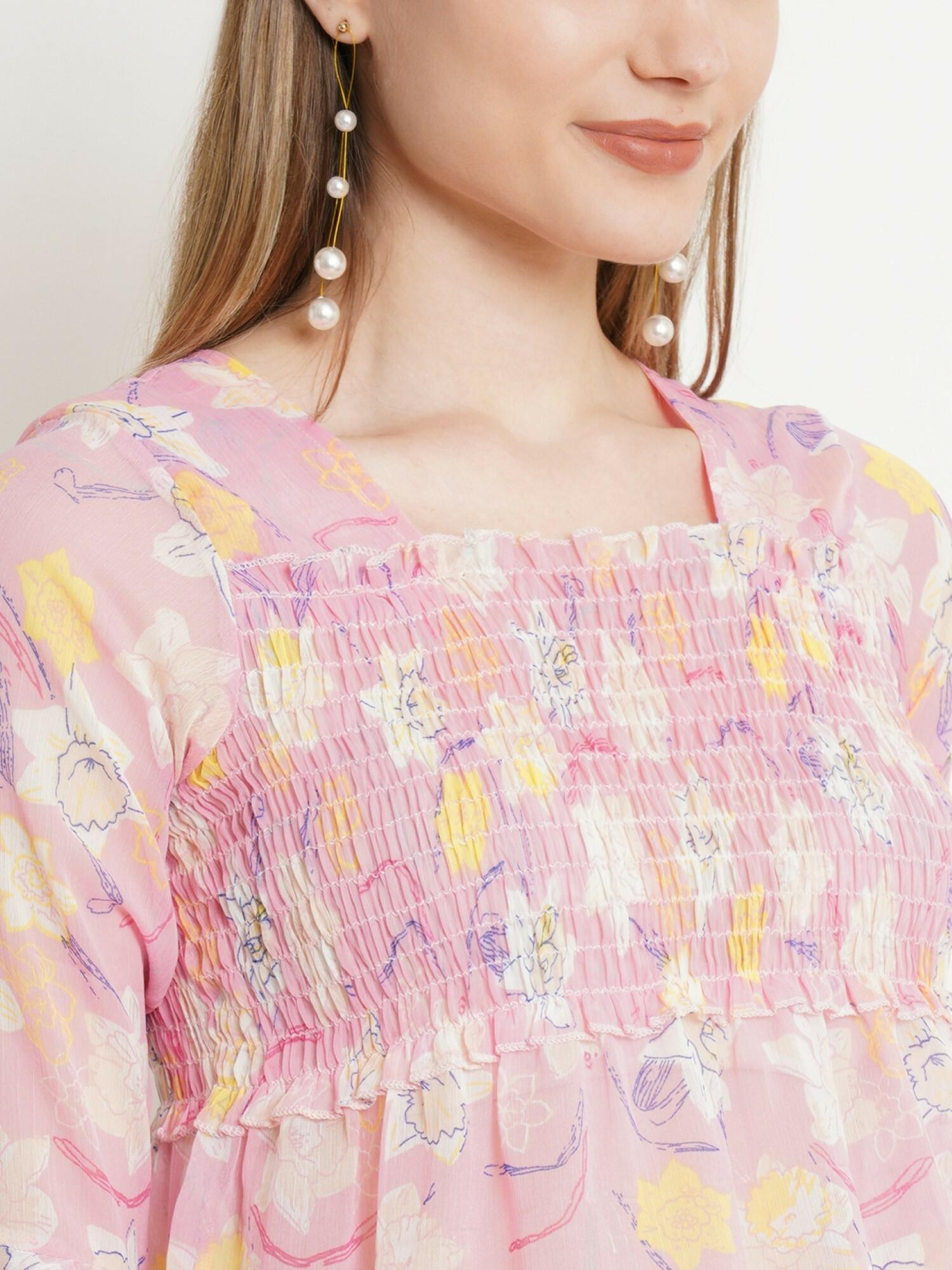 n【新品未開封】Alison frill tops pink 完売品andmary Alison frill tops pink