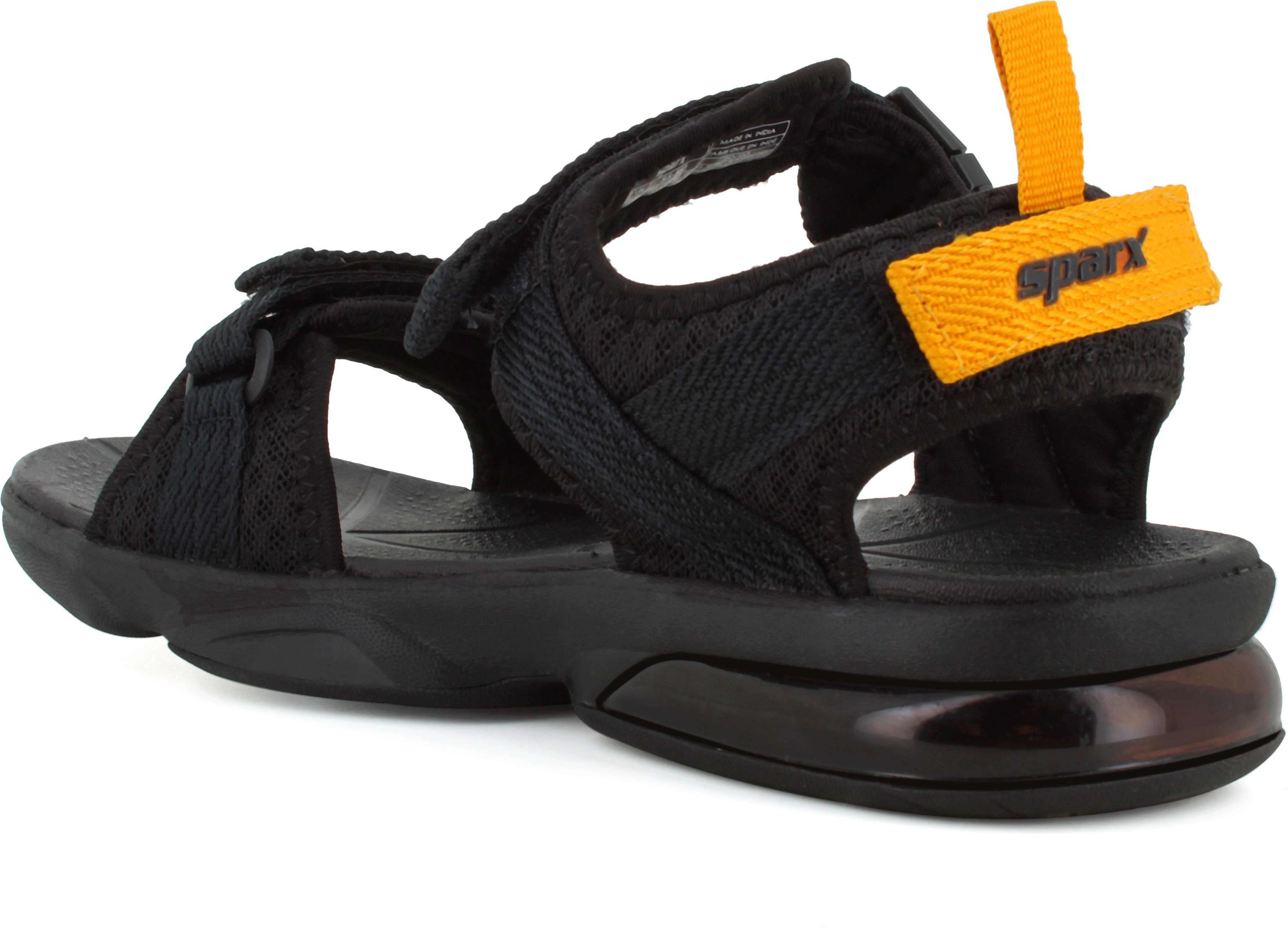 Buy Sparx Men SS-543 Black Golden Floater Sandals Online at Best