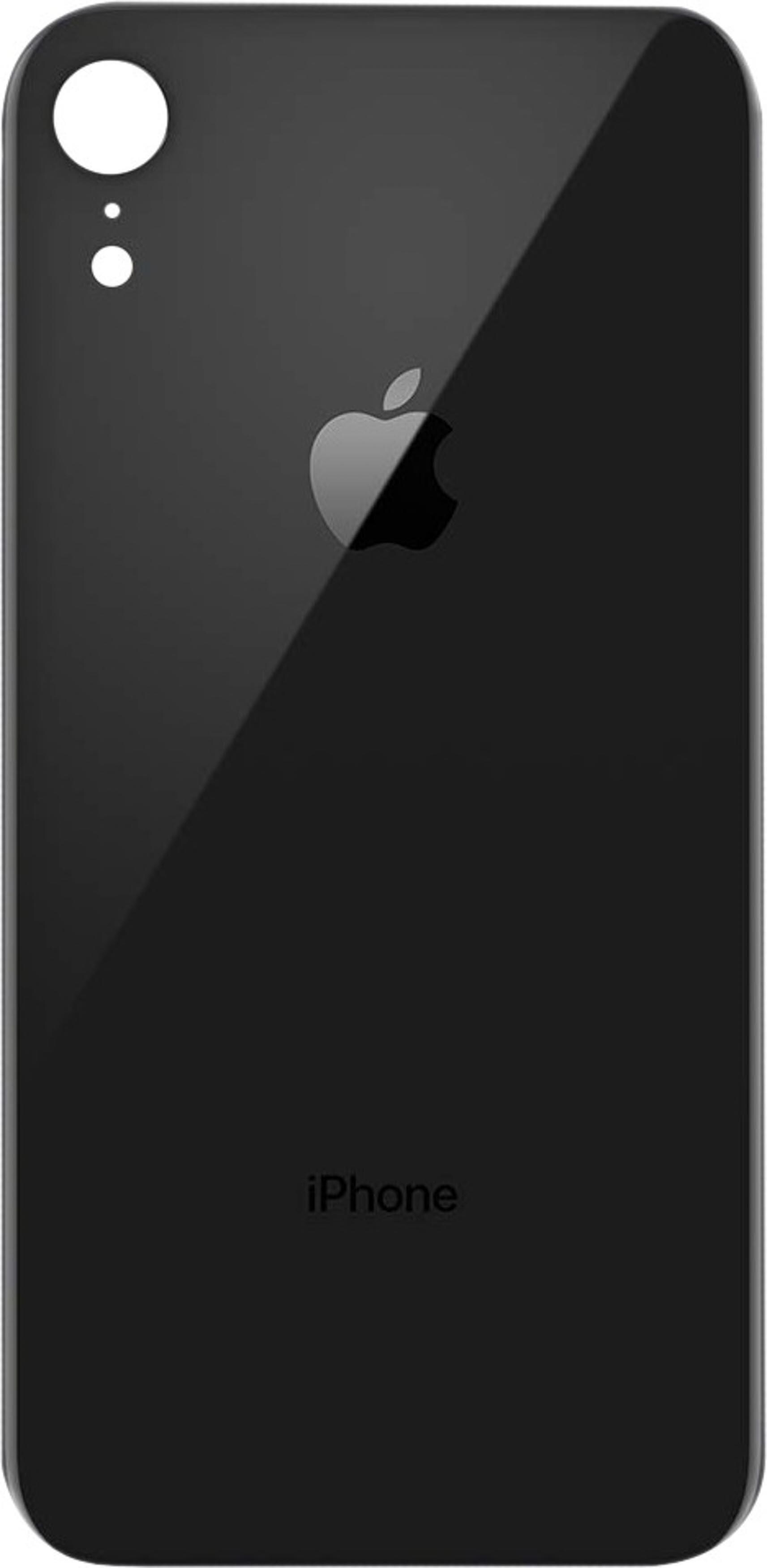 Buy FRIENDZZWORLD Black Glass Back Panel For Apple Apple Iphone Xr