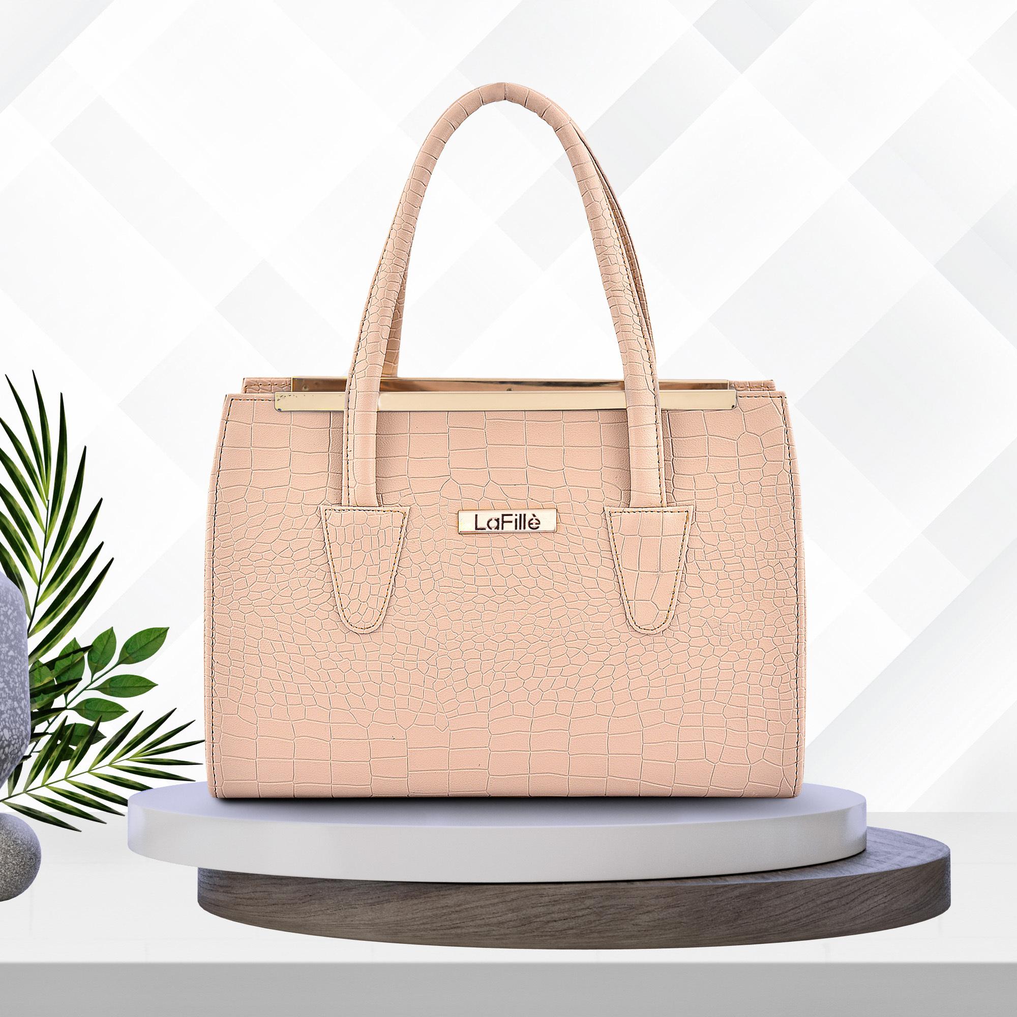 Buy LaFille Croco Textured Women's Handbag | Ladies Purse