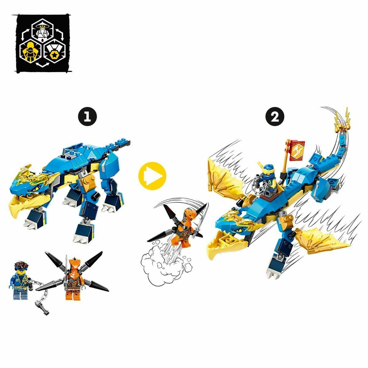 Buy LEGO NINJAGO Jay's Thunder Dragon EVO 71760 Building Kit (140