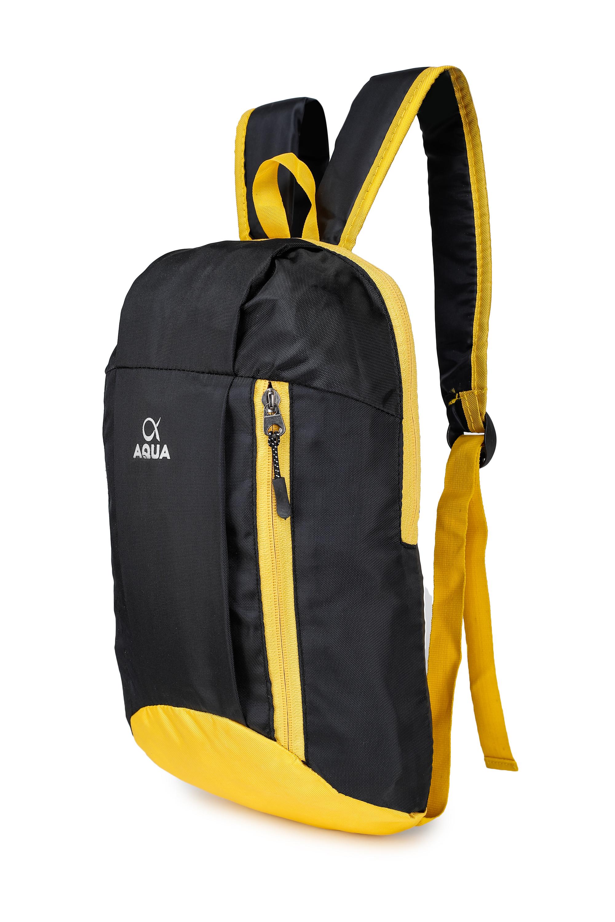 yellow daypack