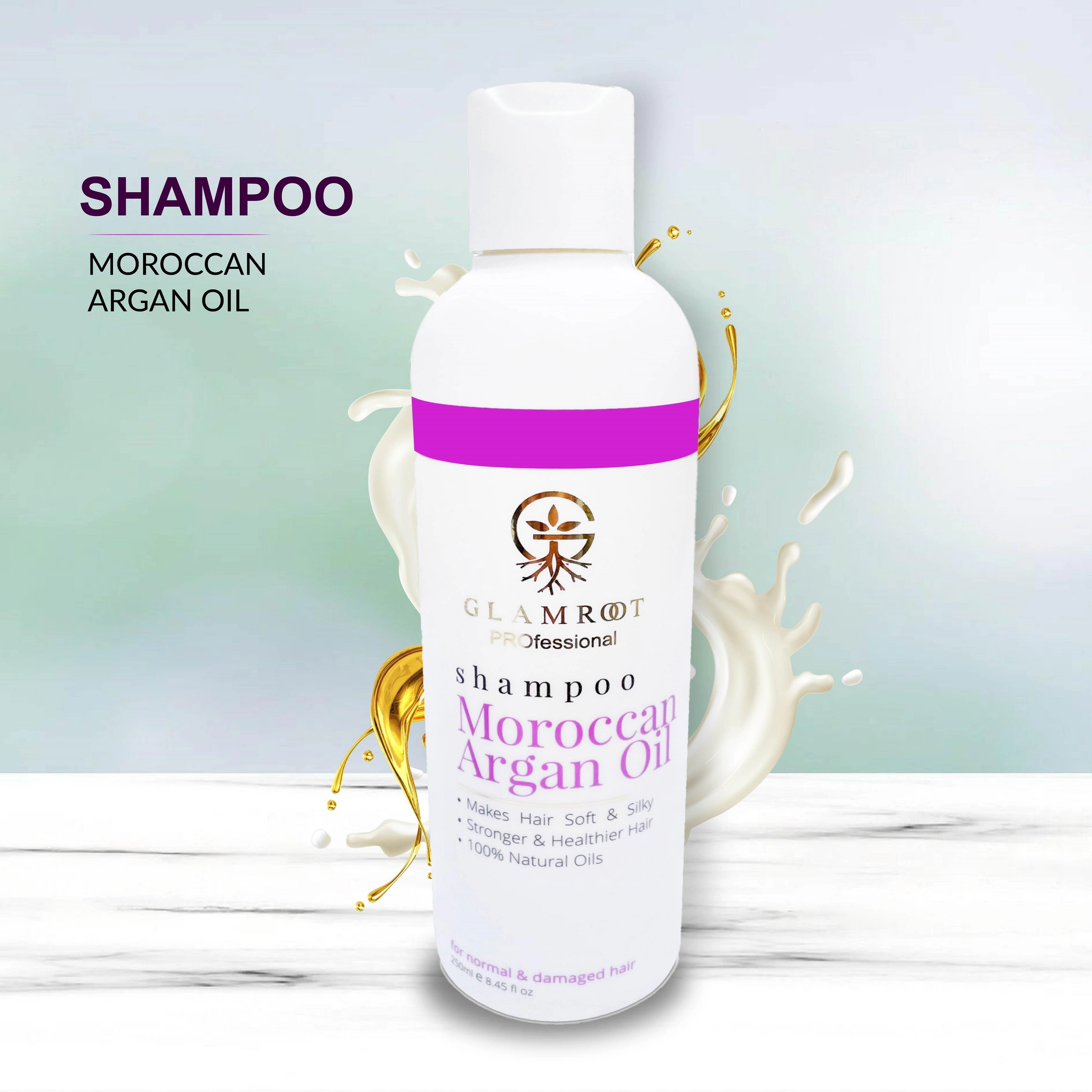 GLAMROOT Moroccan Argan Oil Shampoo for Smooth and Silky Hair 250 ml -  JioMart