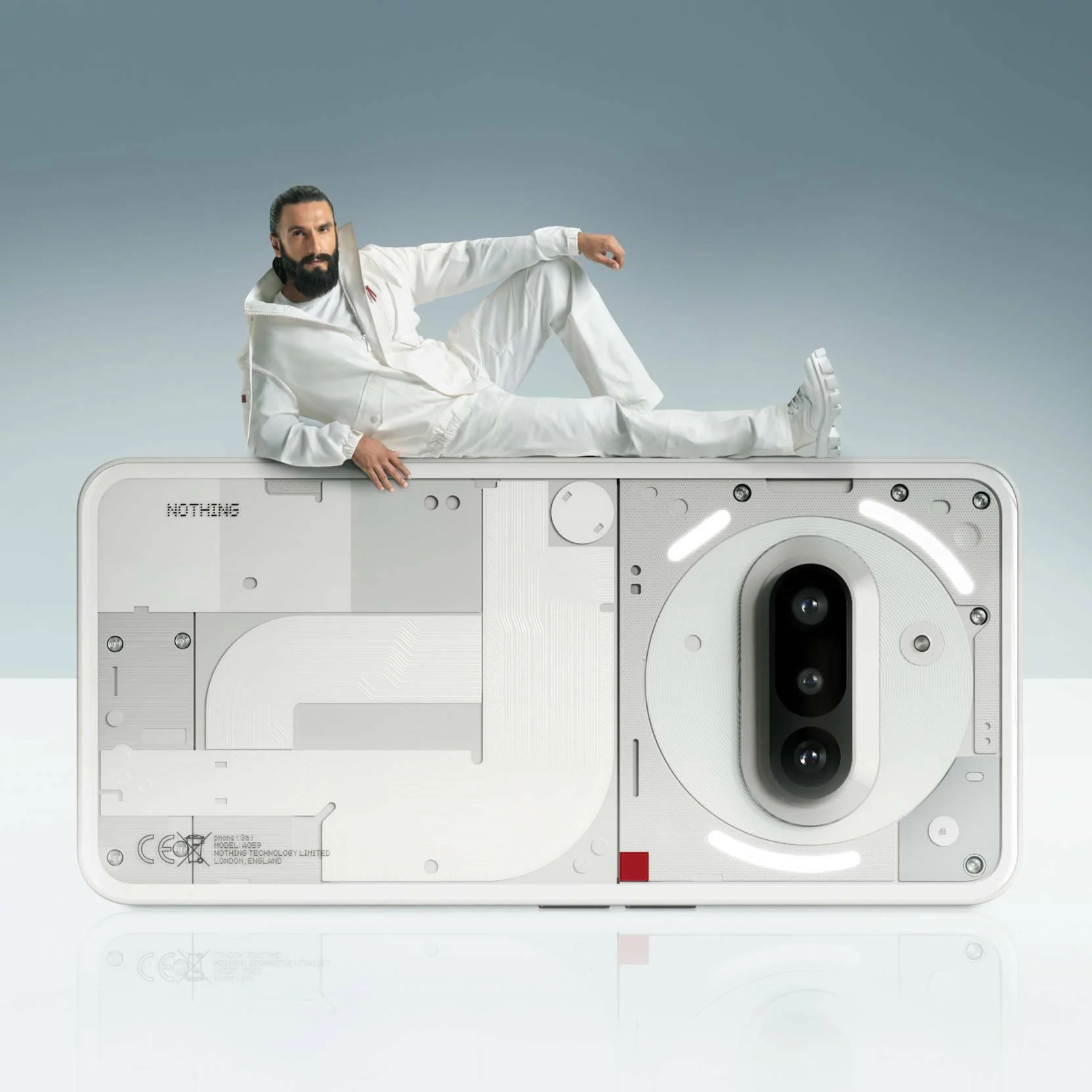 Buy Nothing Phone (3a), 8GB Ram, 128GB Storage, White, Smartphone