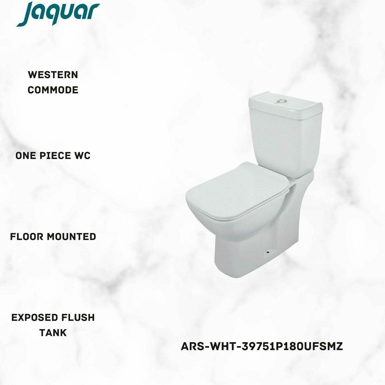 Buy JAQUAR ARIA Range One Piece Rim Floor Mounted Western Comodes