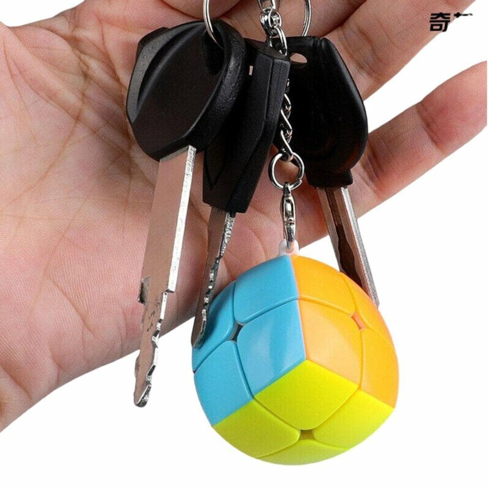 Buy Hawkister QiYi Mini 2x2 Keychain Cube Stickerless 3CM Keyring