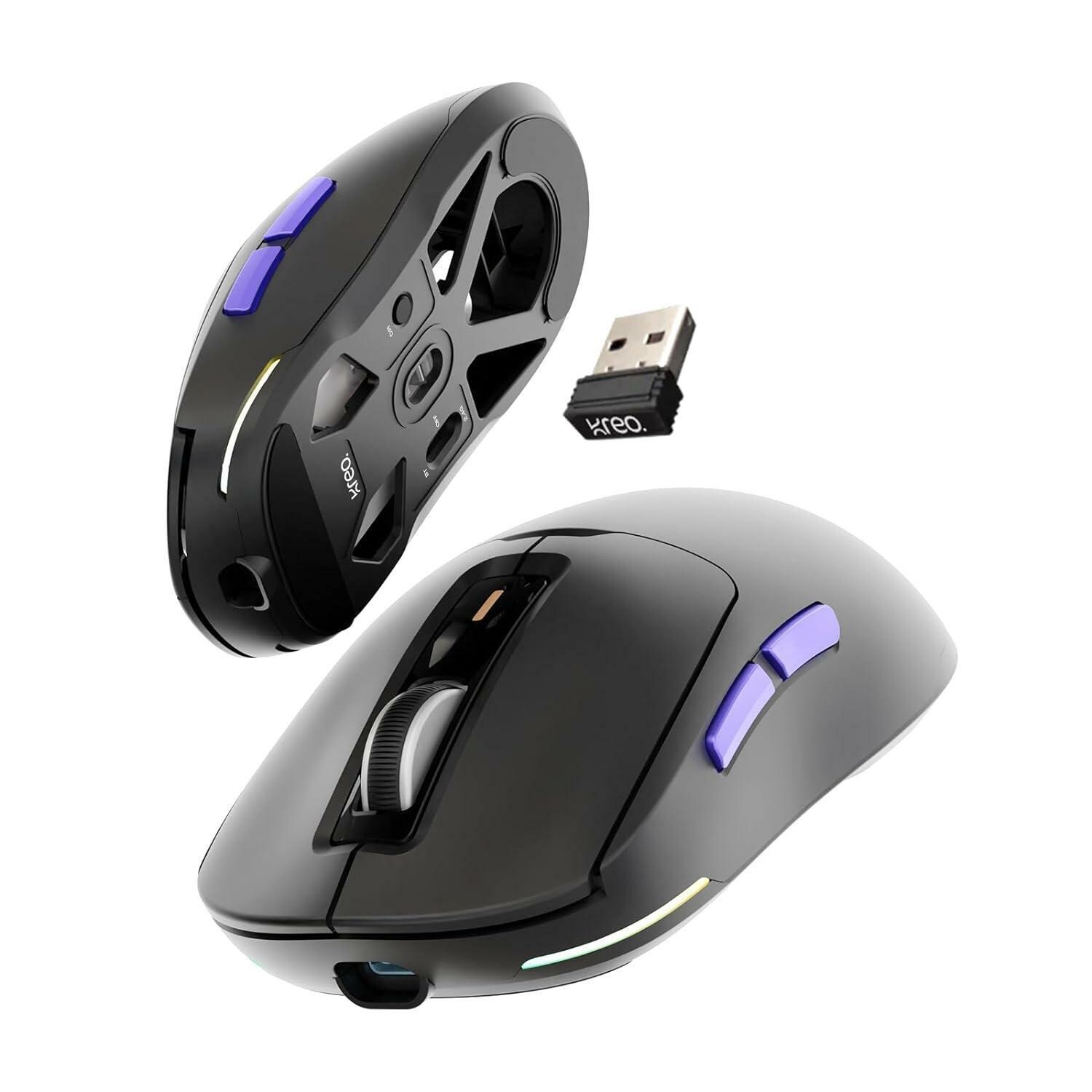 GR 63ES マウスピース Kreo Pegasus 58 Gms Ultra Lightweight Wireless Optical Gaming