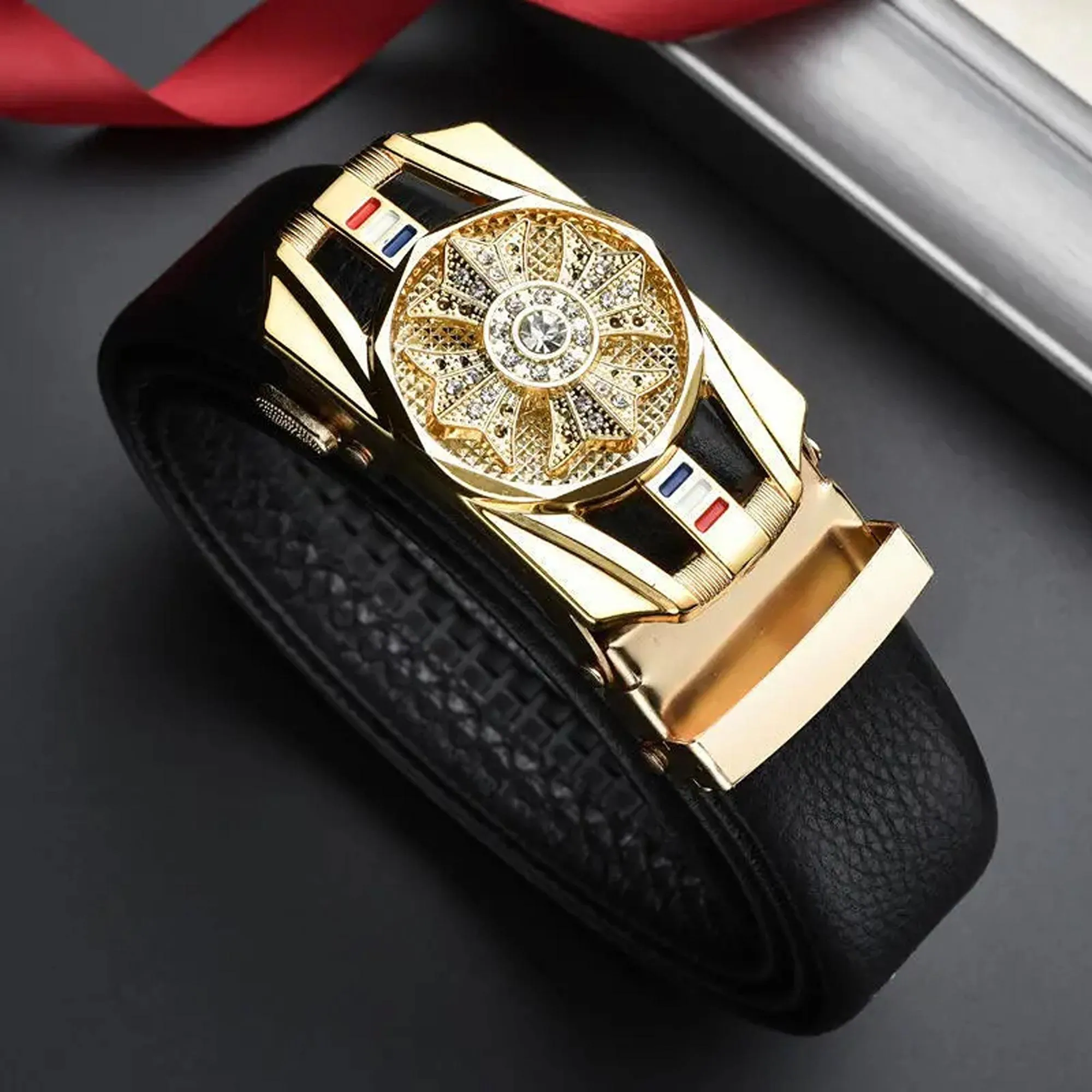 Buy Clasicox Men's PU Leather Chakri Belt Adjustable up to waist