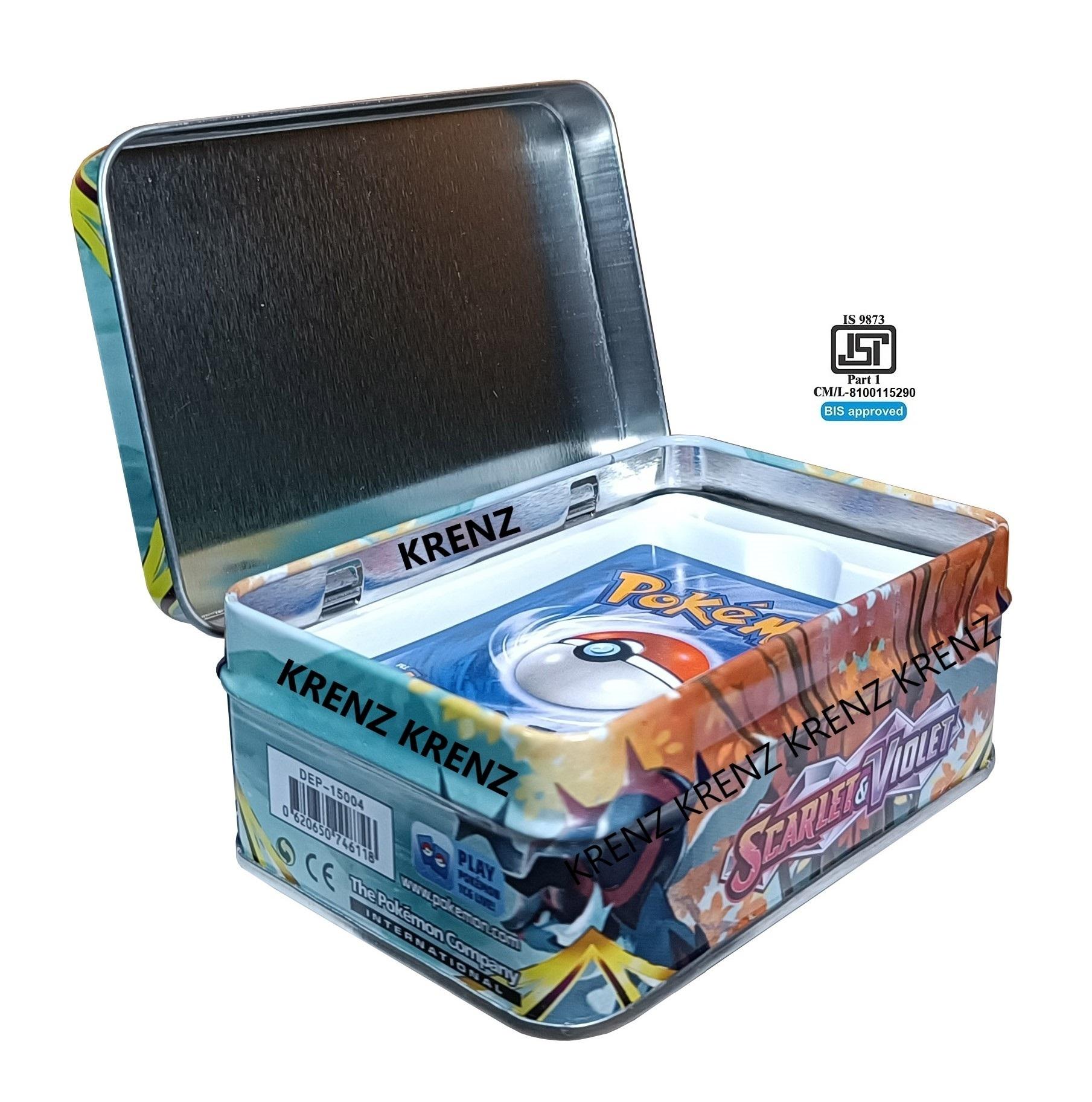Buy Moonza Pokemon TCG : Scarlet & Violet 41 Cards Metal Tin Box
