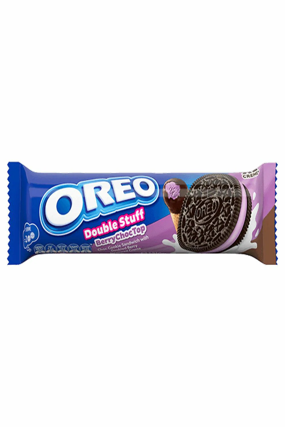 Buy Oreo Double Stuff Berry ChocTop Biscuits 131gm - Imported from