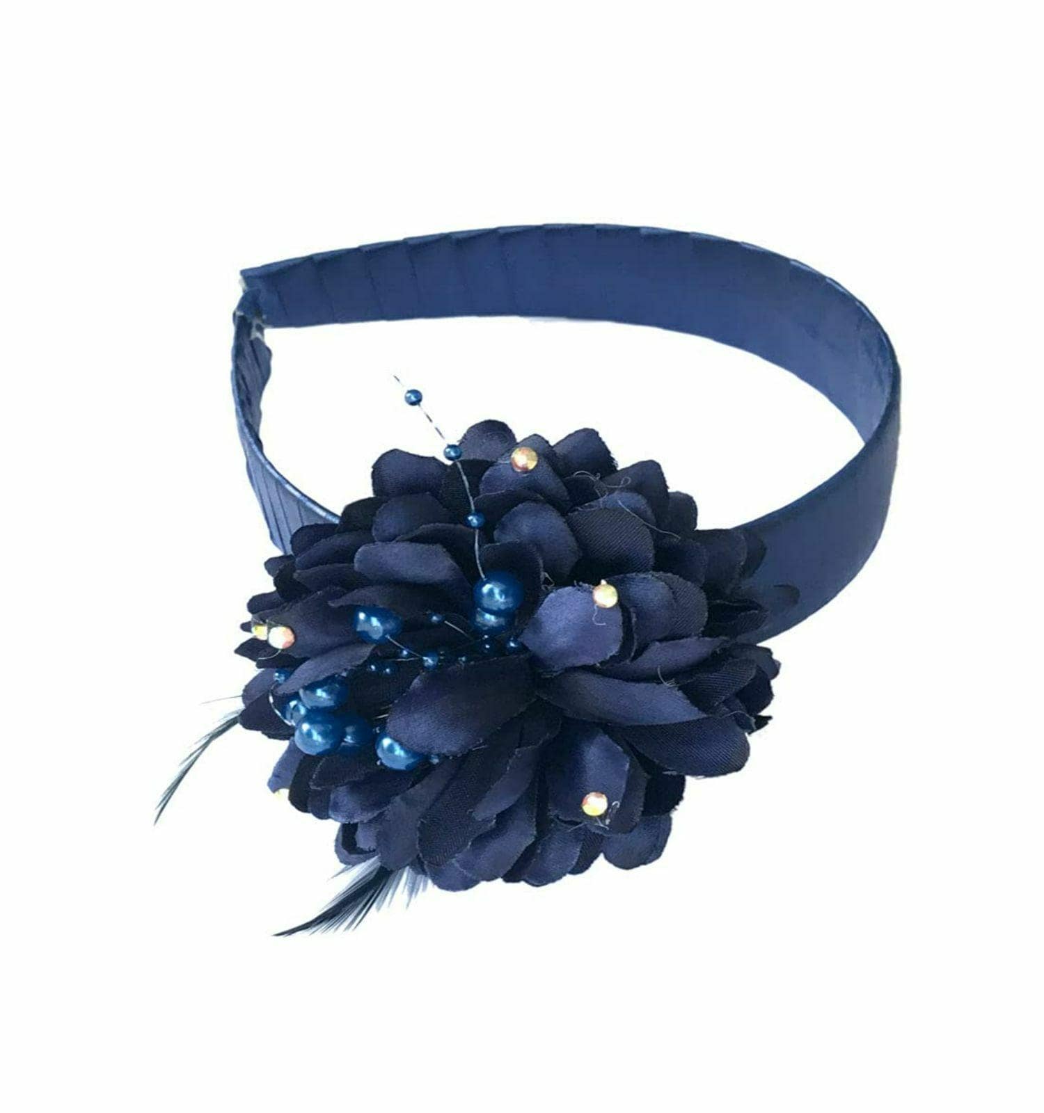 GADINFASHION Blue Fabric Kid Girls Baby Baby Hair Band Flower Headband -  JioMart