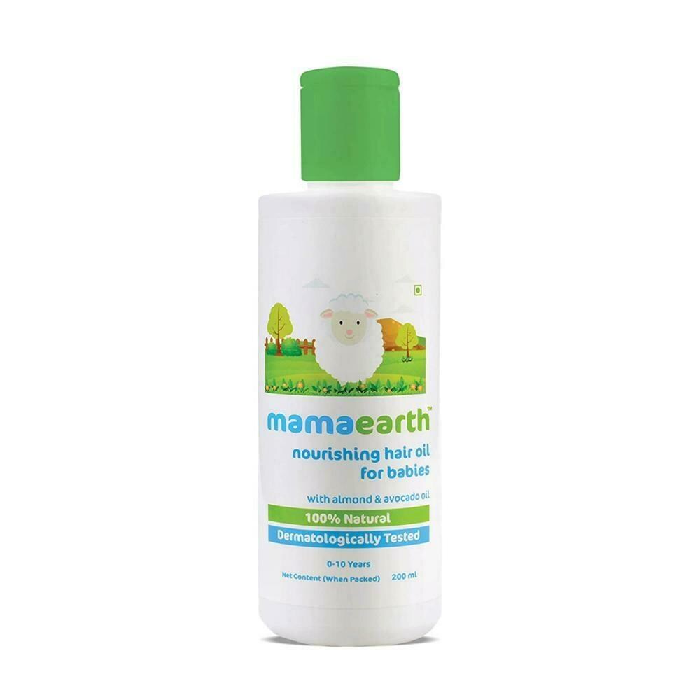 Mamaearth Nourishing Baby Hair Oil With Almond And Avocado Oil 200 ml -  JioMart