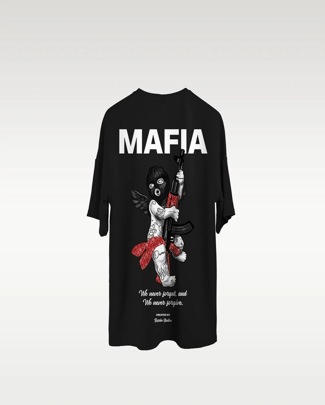 Buy BOFRIKE Mafia Oversized T-shirt For Men Online at Best Prices