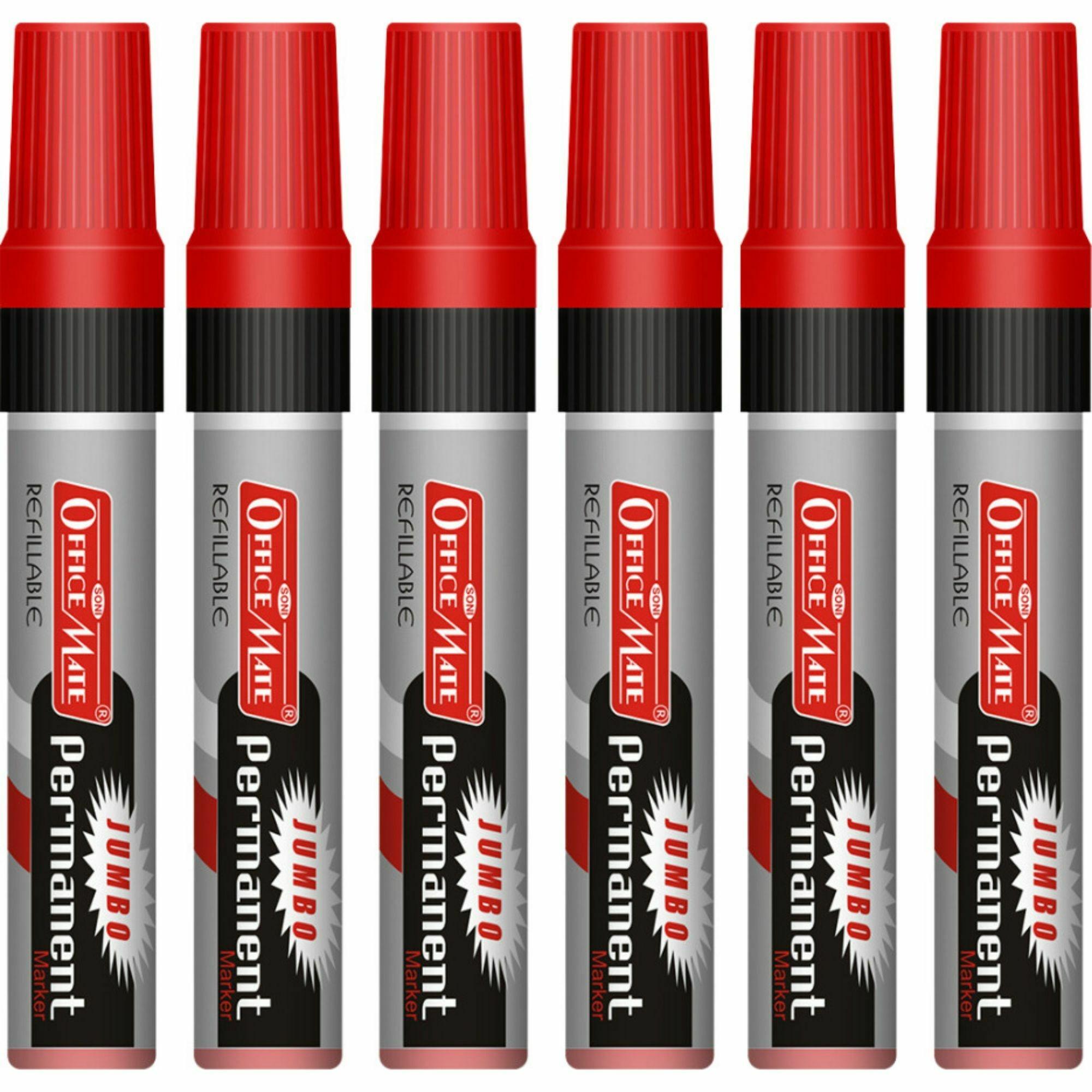 Buy SONI OFFICE MATE Jumbo Permanent Marker with 10mm Chisel tip