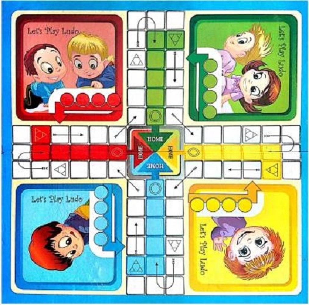 Enorme Fun Filled 2 in 1 Ludo and Snakes Ladder Friends and Family  Entertainment Board Game - JioMart