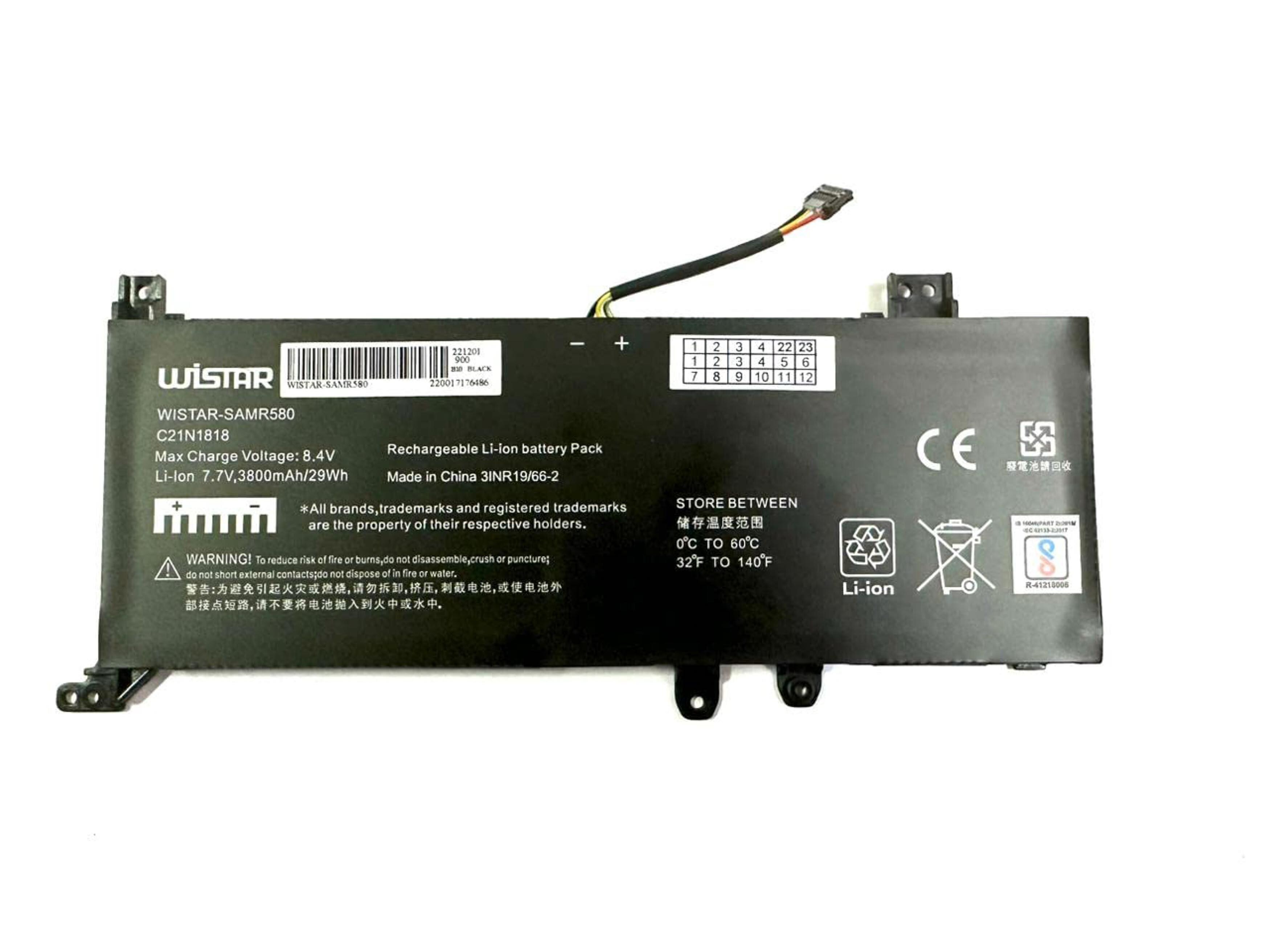 Buy Wistar Black Laptop Battery For Asus Vivobook 14 F412Fj