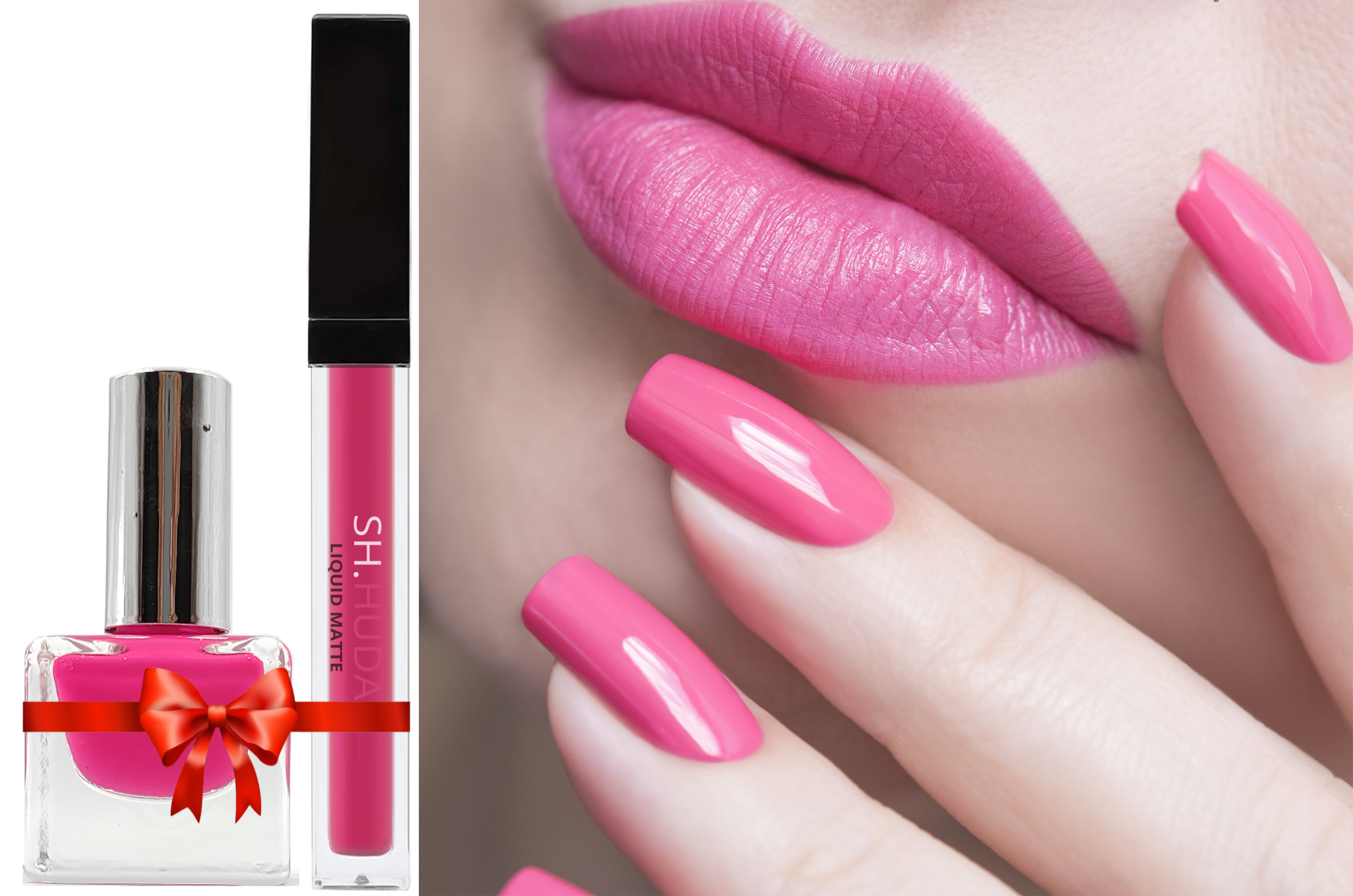  Professional Beauty Lipsticks for Women with Matching Shade Nail  Polish (Pink Edition) - JioMart
