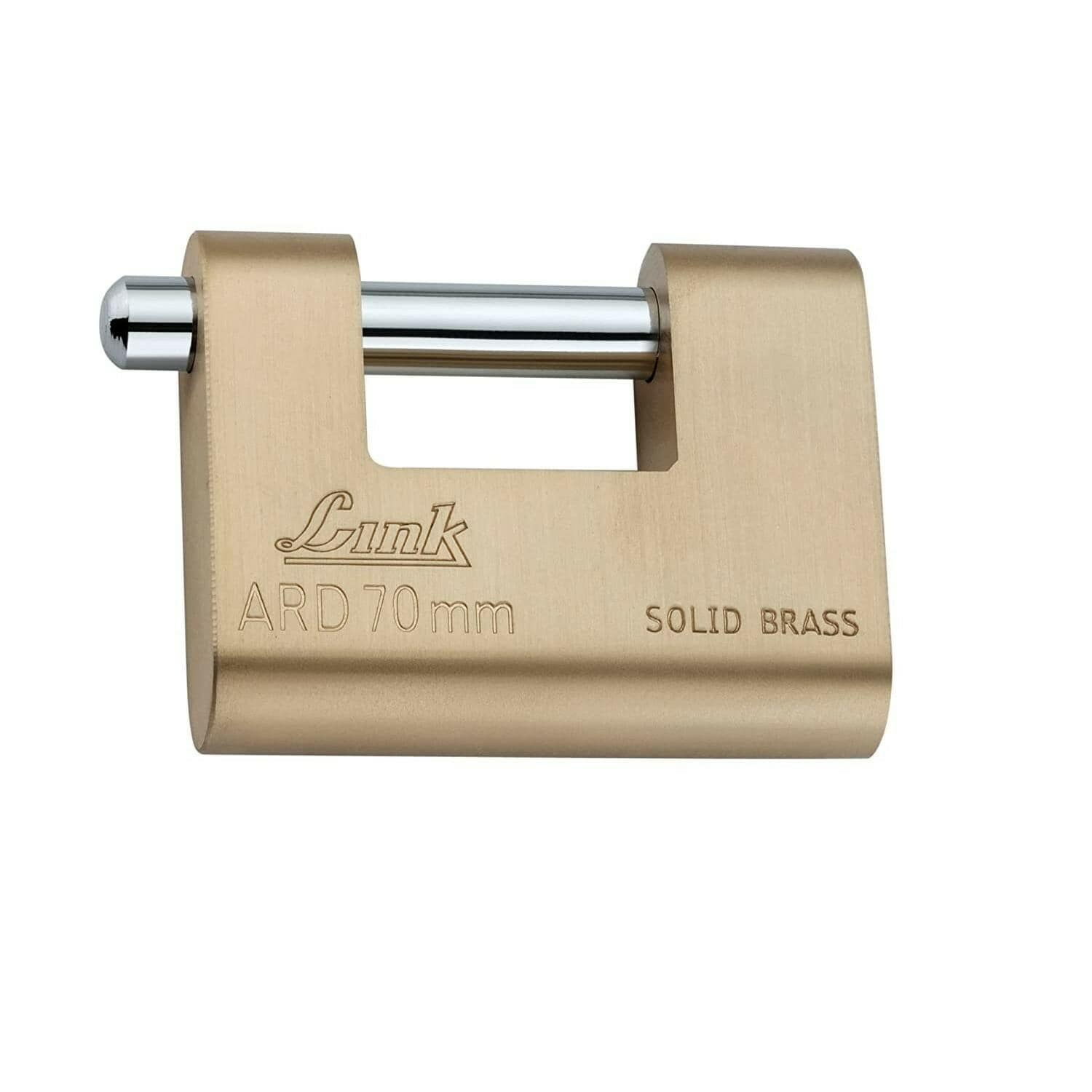 Buy Link Brass Solid Armoured 70mm Lock with 3 Keys Online at Best