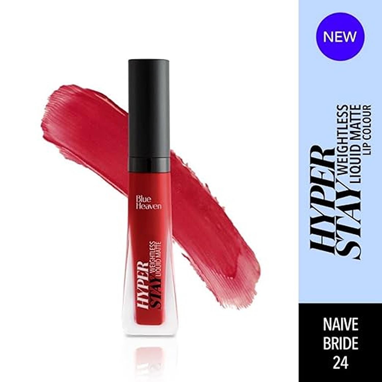 Buy Blue Heaven hyper Stay Liquid Matte Lipstick (Naive Bride, 6ml