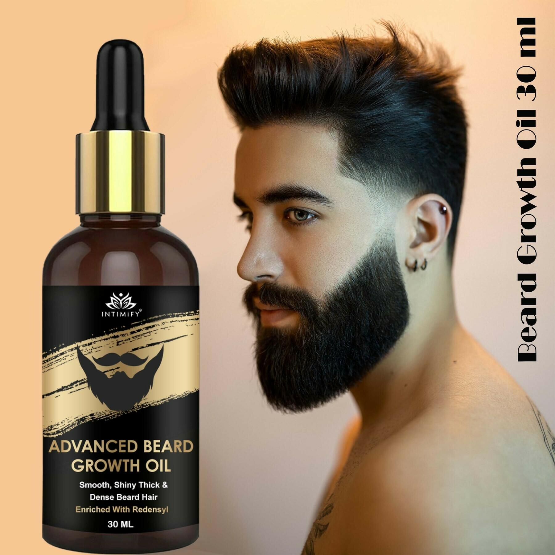 Intimify Advanced Beard oil Promotes New Beard, Improves Density of Beard  Hair - JioMart