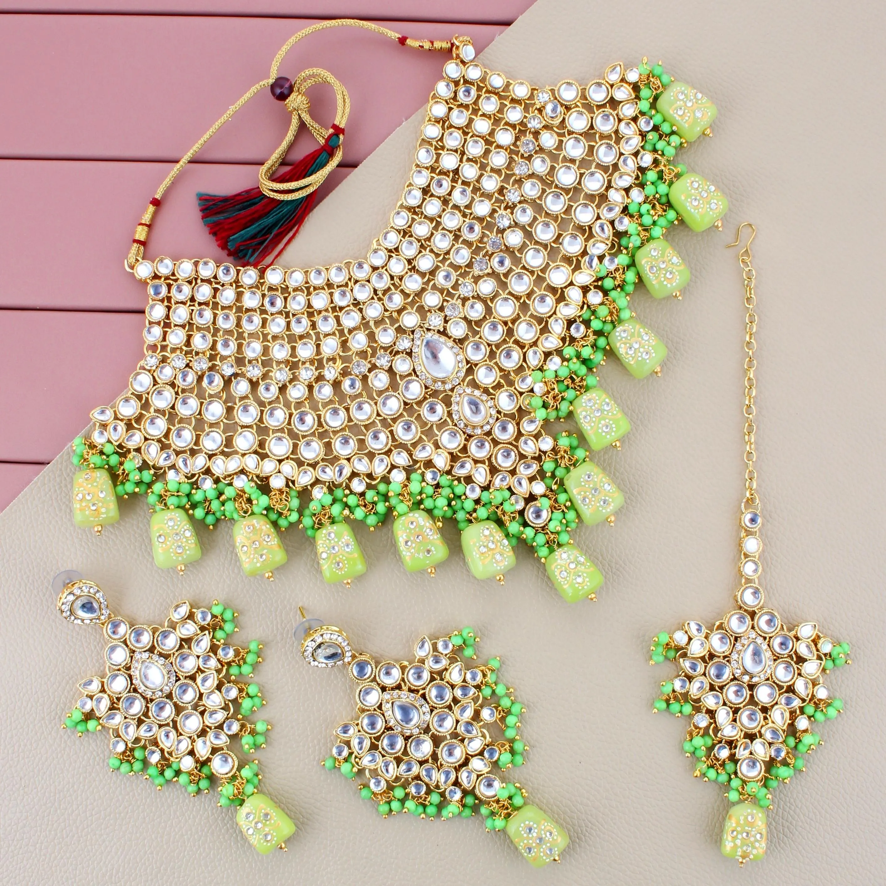 Kundan Jewellery Necklace Set Below 200 In Flipkart Gold Jewellery