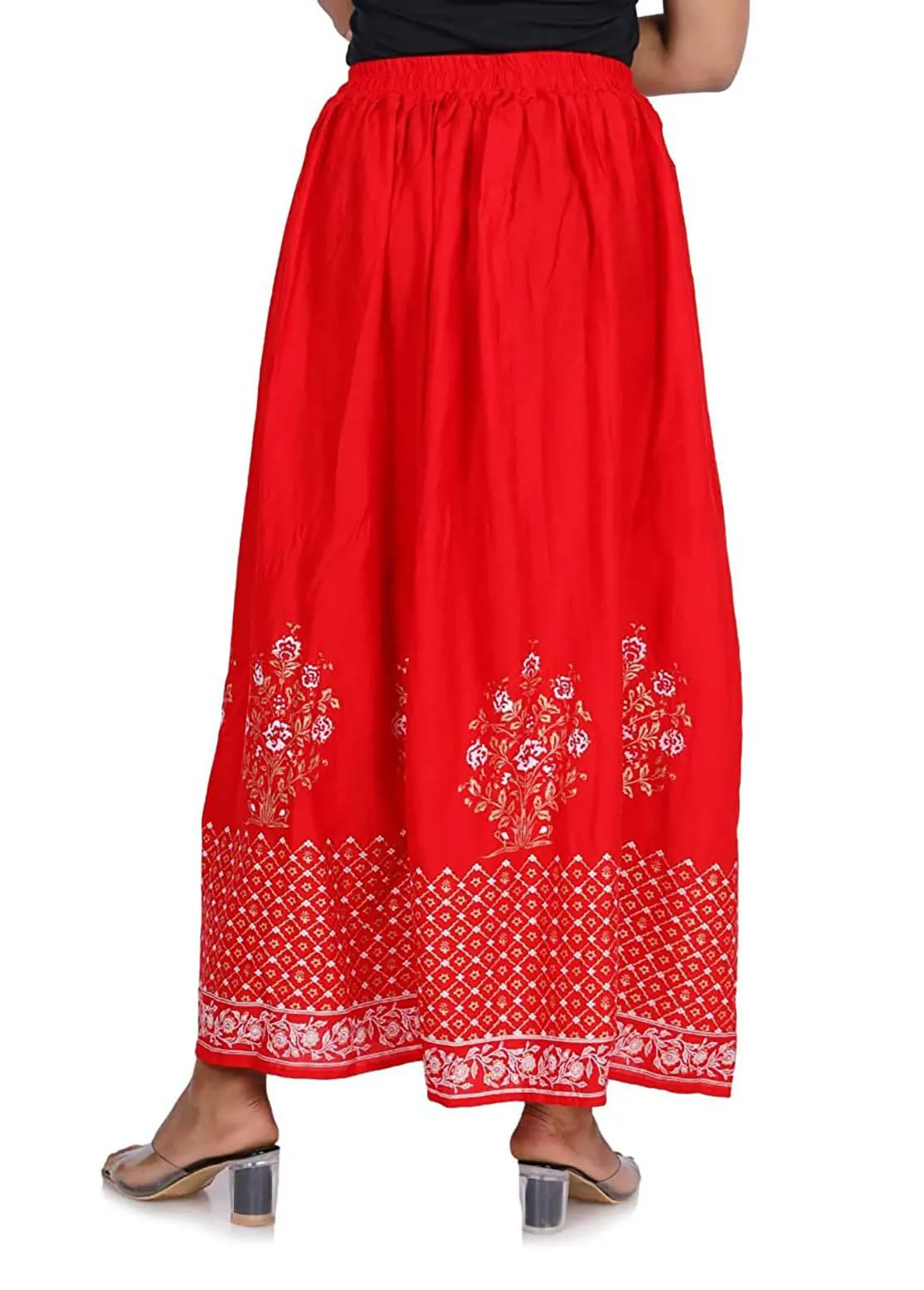 Buy Red Tired Cotton Skirt by Designer PINKSKY DESIGNS for Women online at  Ogaanmarketcom