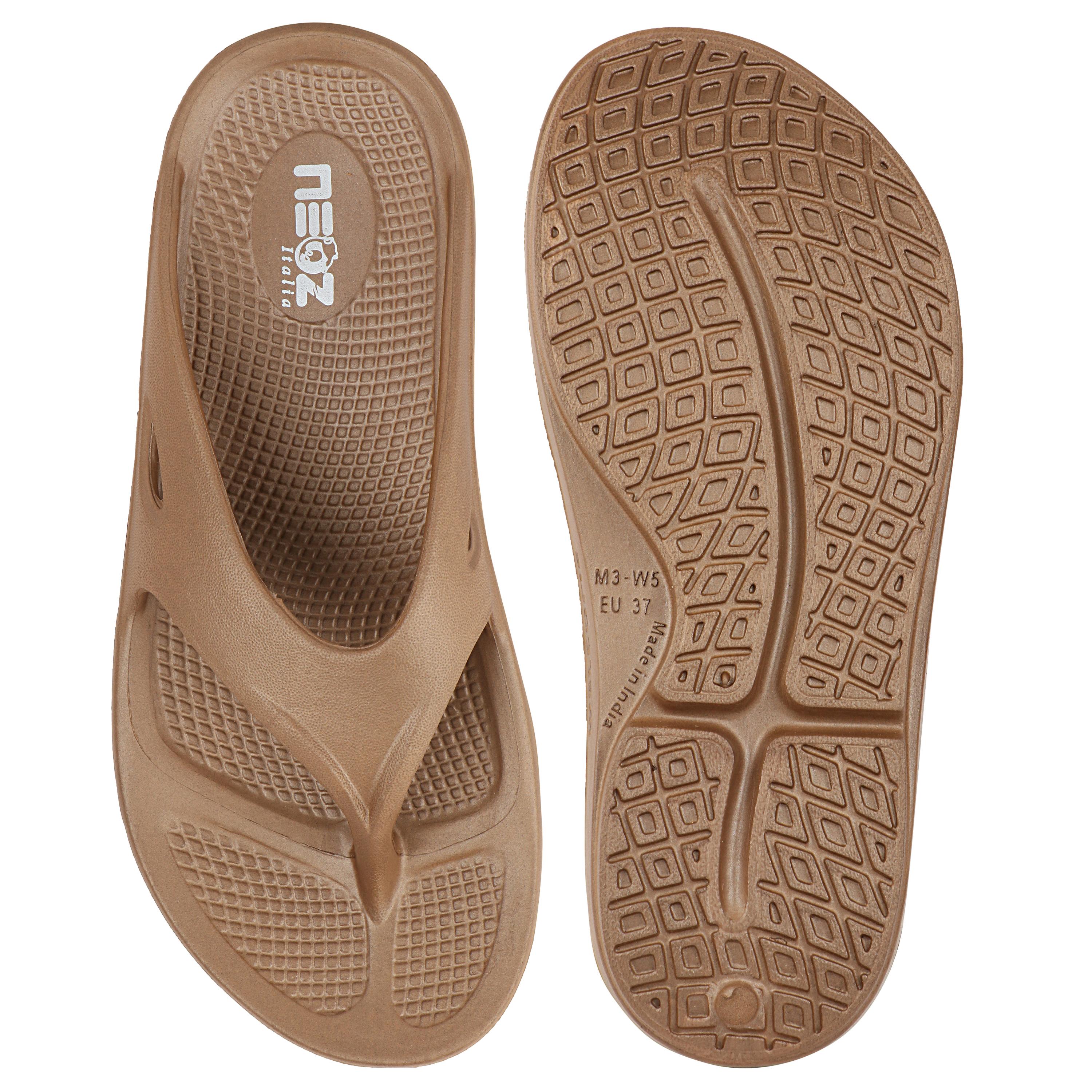 Buy Neoz Bronzo Flip Flops for Women Online at Best Prices in India -  JioMart.
