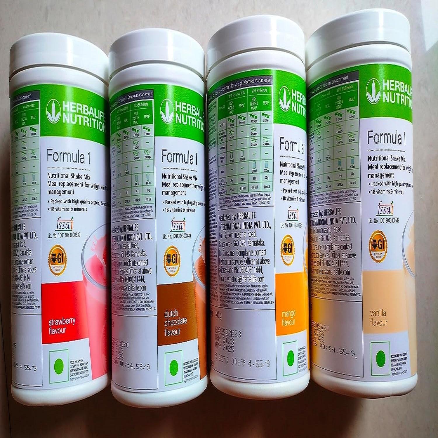 Buy HERBALIFE NUTRITION FORMULA 1 COMBO PACK OF FOUR MANGO