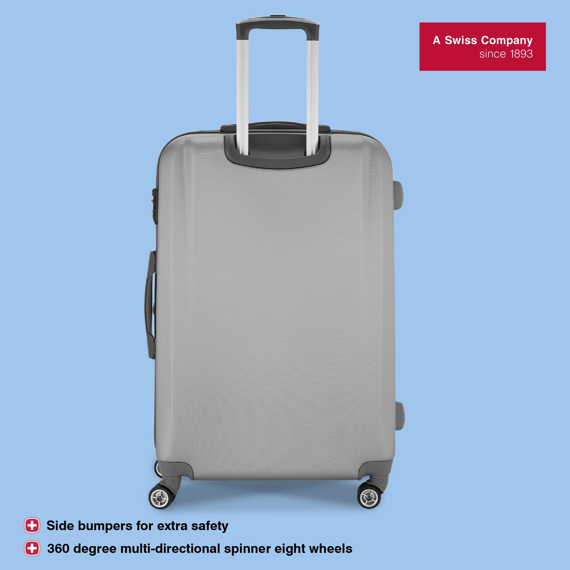 Buy Wenger, Tenso Large Hardside Suitcase, 98 liters, Silver