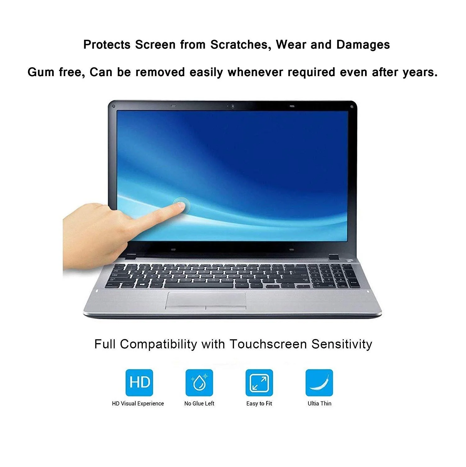 Mudshi Laptop Glossy Screen Protector for Lenovo Ideapad 110 15Ibr  (80T700H0Ih) - JioMart
