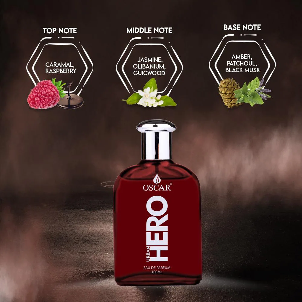 Buy Oscar Urban Hero Tan Long Lasting Perfume for Men Woody