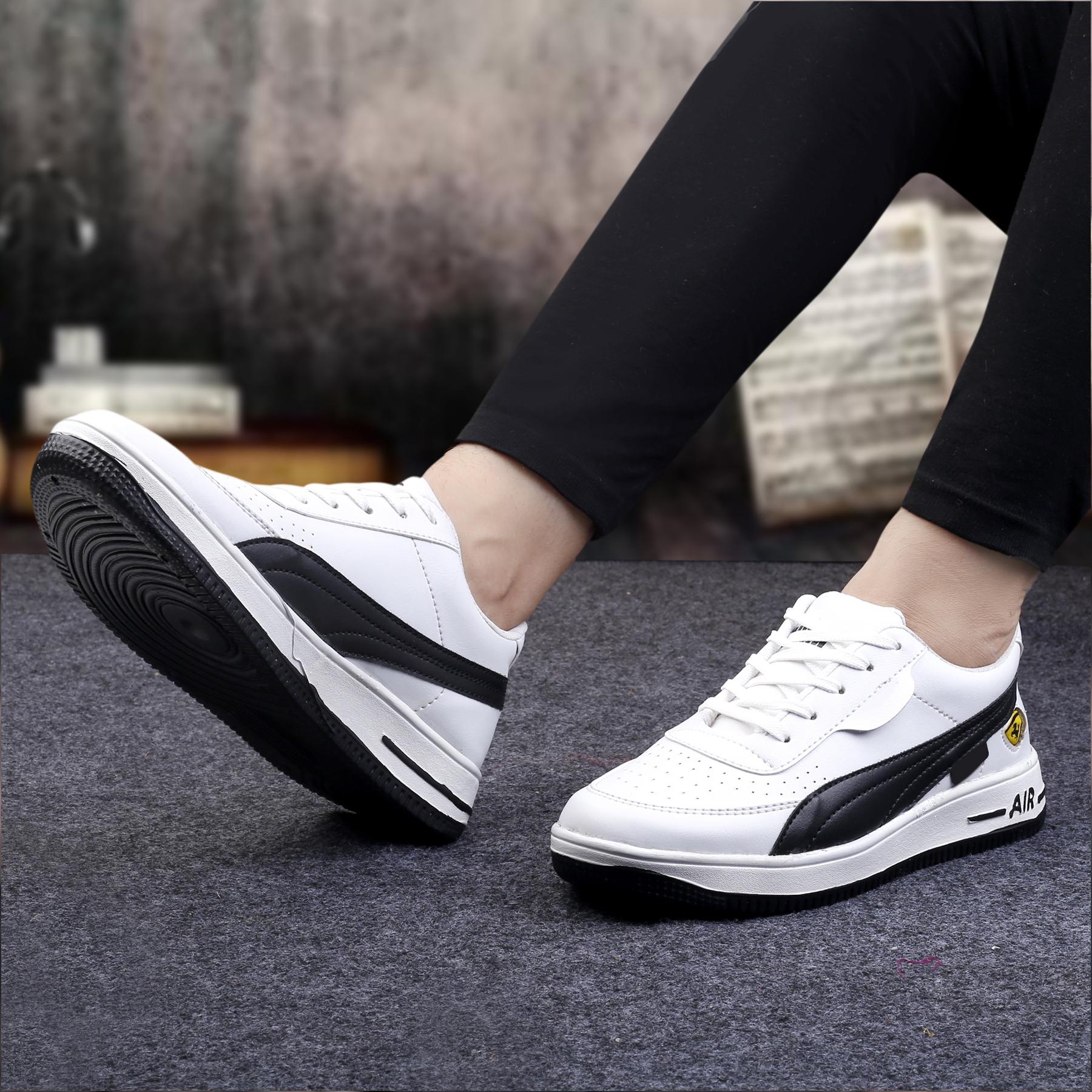 Buy FIXUP Trendy \u0026 Stylish Puma Style Sneakers For Men (Black, White)  Online at Best Prices in India - JioMart.