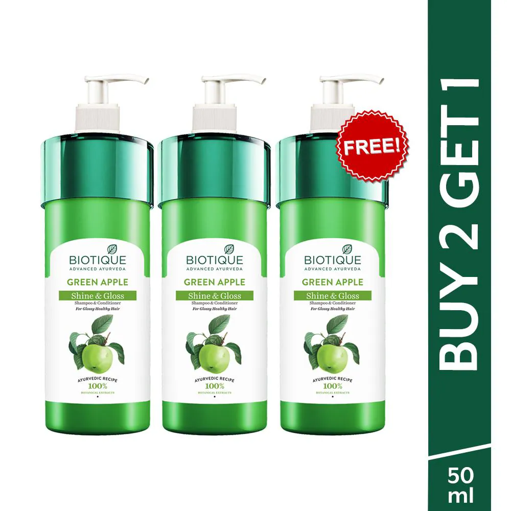 Buy Biotique Green Apple Fresh Daily Purifying Shampoo and