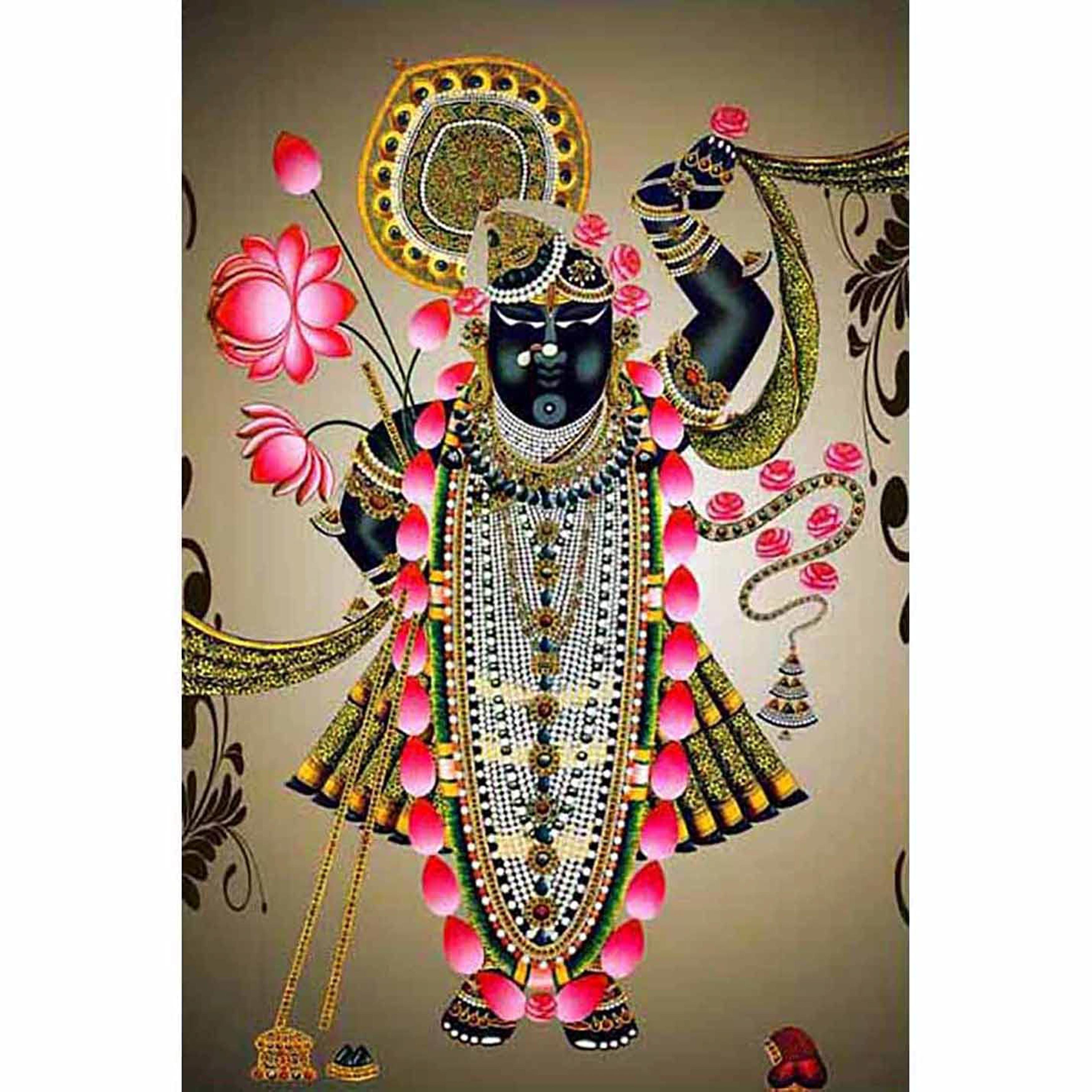 Buy PnF Paper Art Print Of Shrinathji Nathdwara Unframed Wall