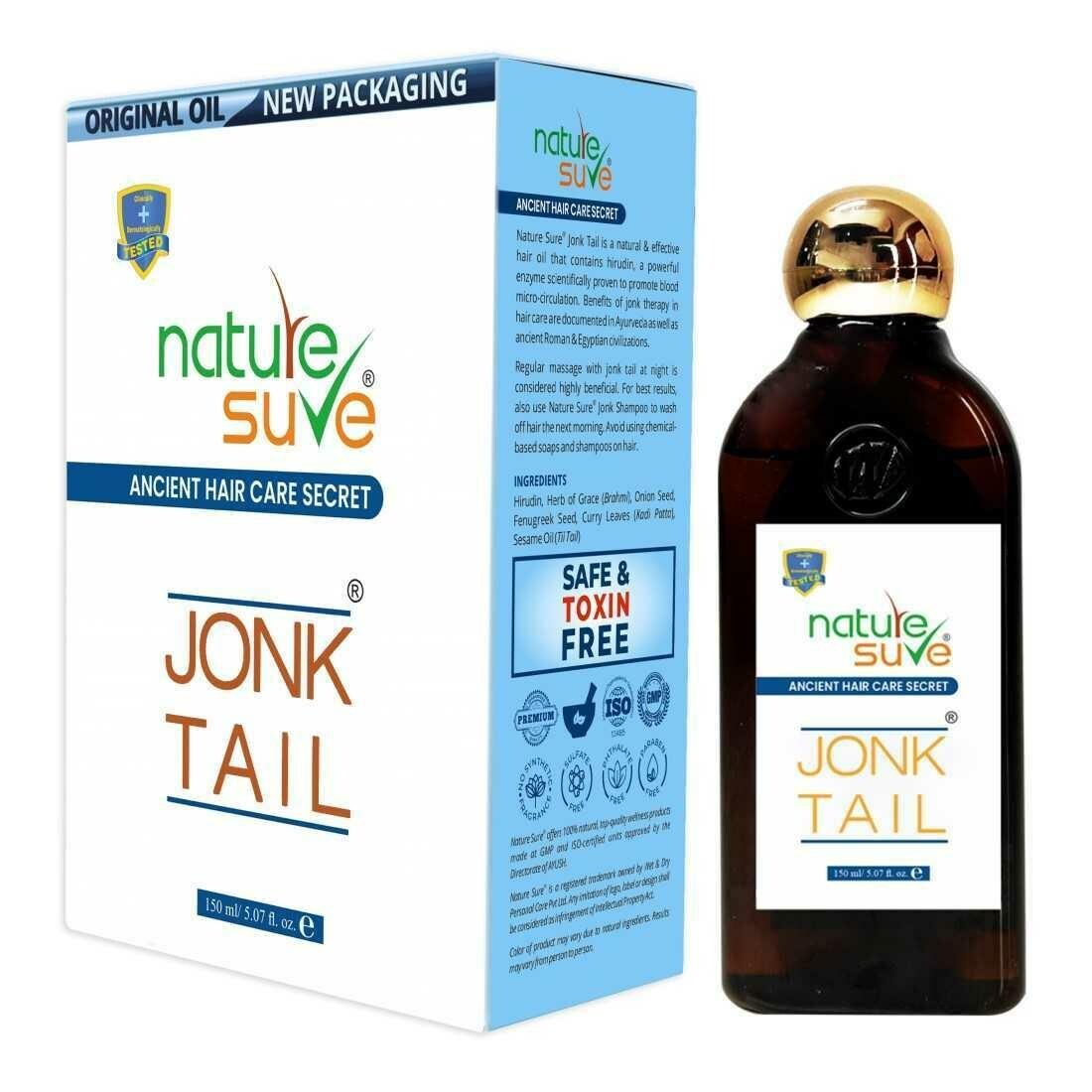 Nature Sure Jonk Tail Hair Oil for Men and Women - 1 Pack (150 ml) - JioMart