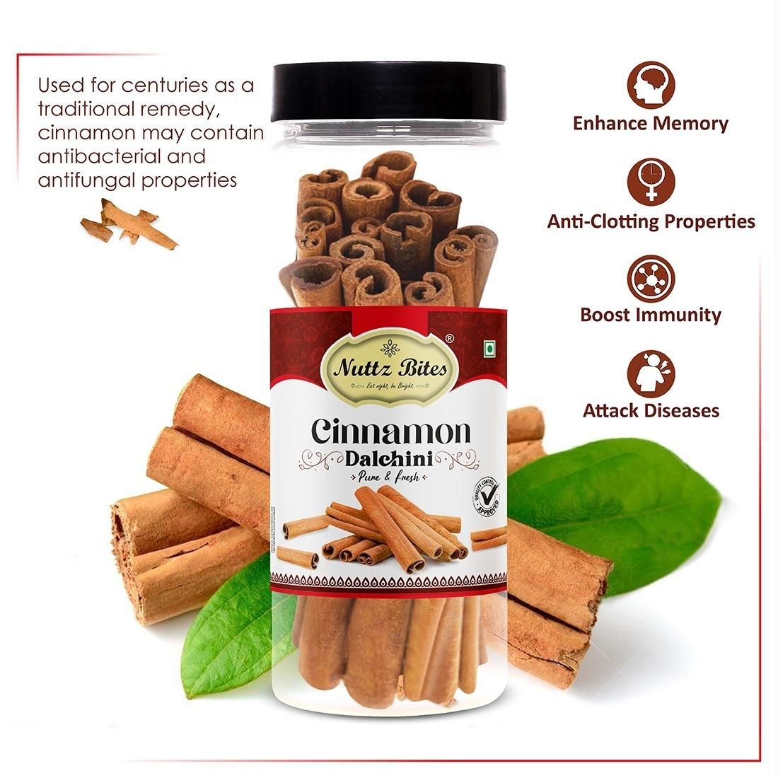 Buy Nuttz Bites whole Spice Dalchini Cinnamon Stick 100g Online at