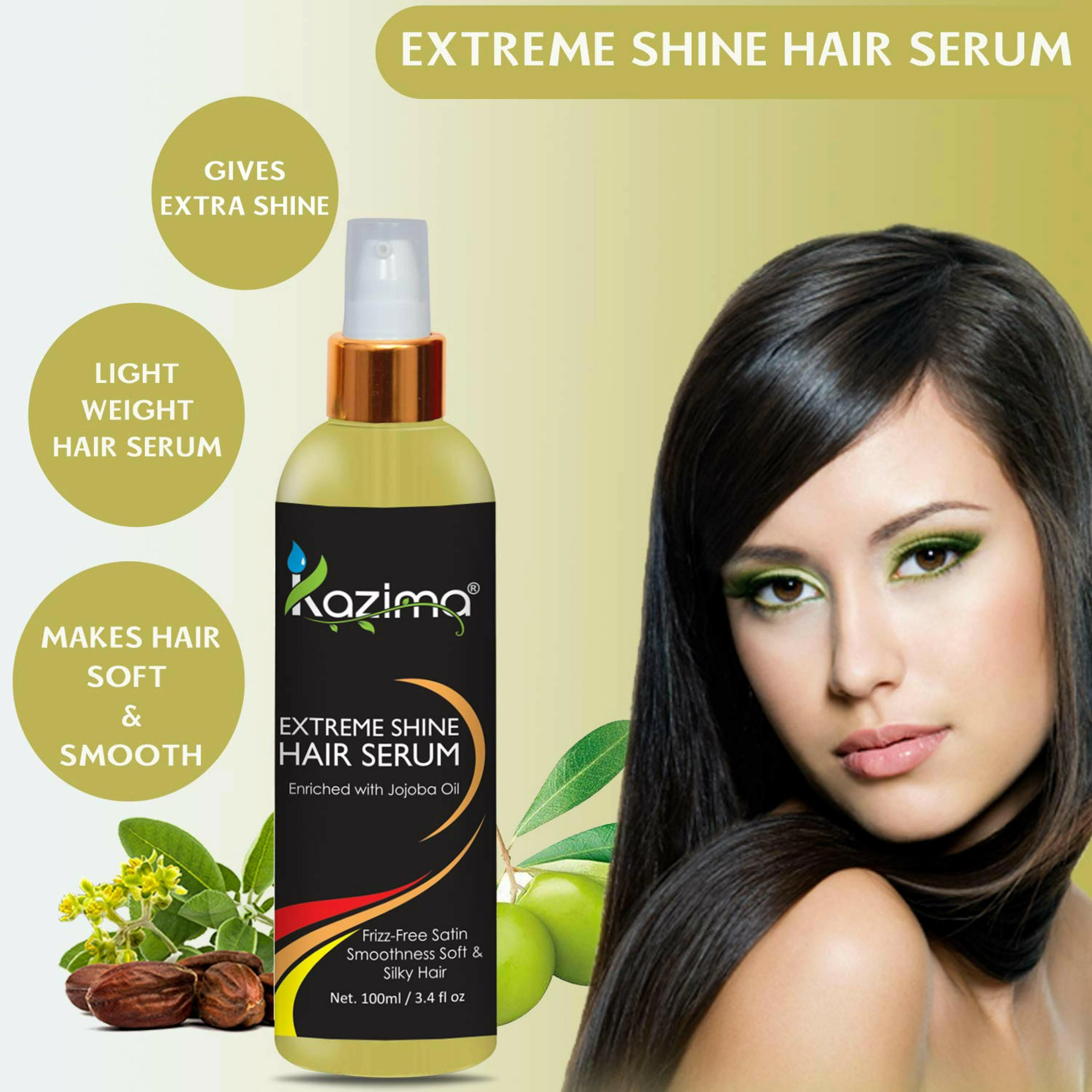 KAZIMA Extreme Shine Hair Serum For Hair 100 ml - JioMart