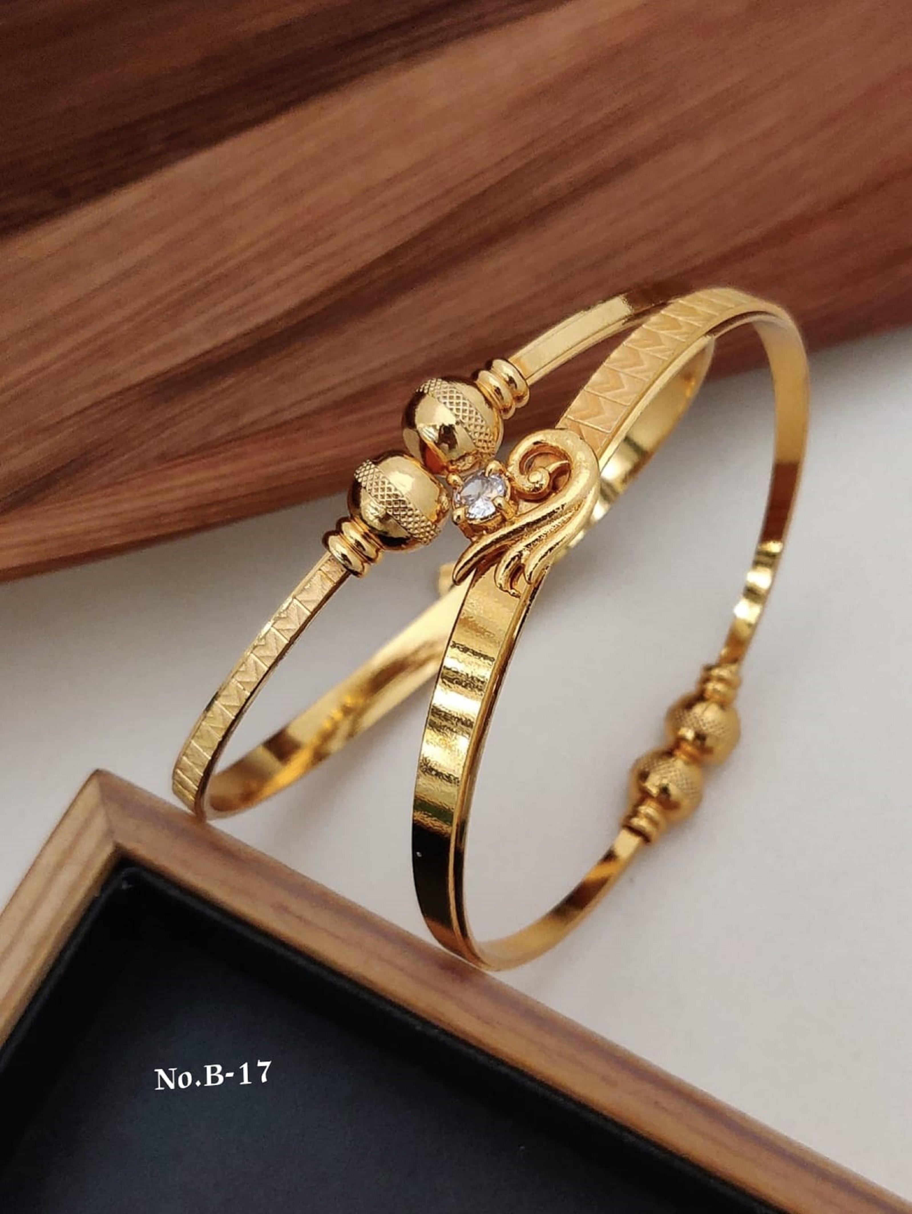 Details more than 79 gold tone bangle bracelets
